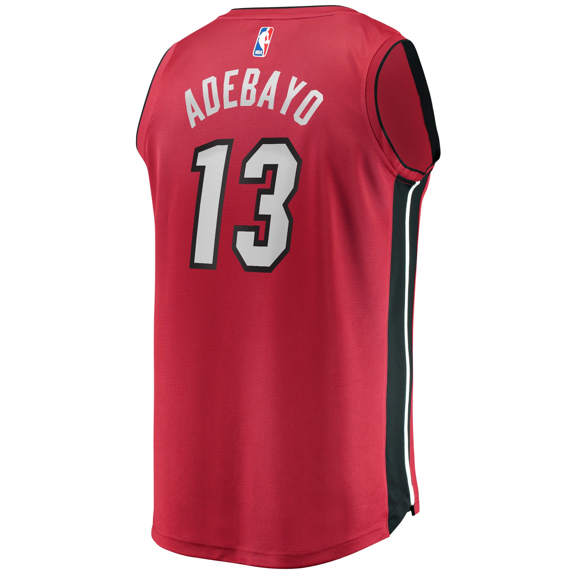 Bam Adebayo Miami Heat  Fast Break Replica Player Jersey - Statement Edition - Red