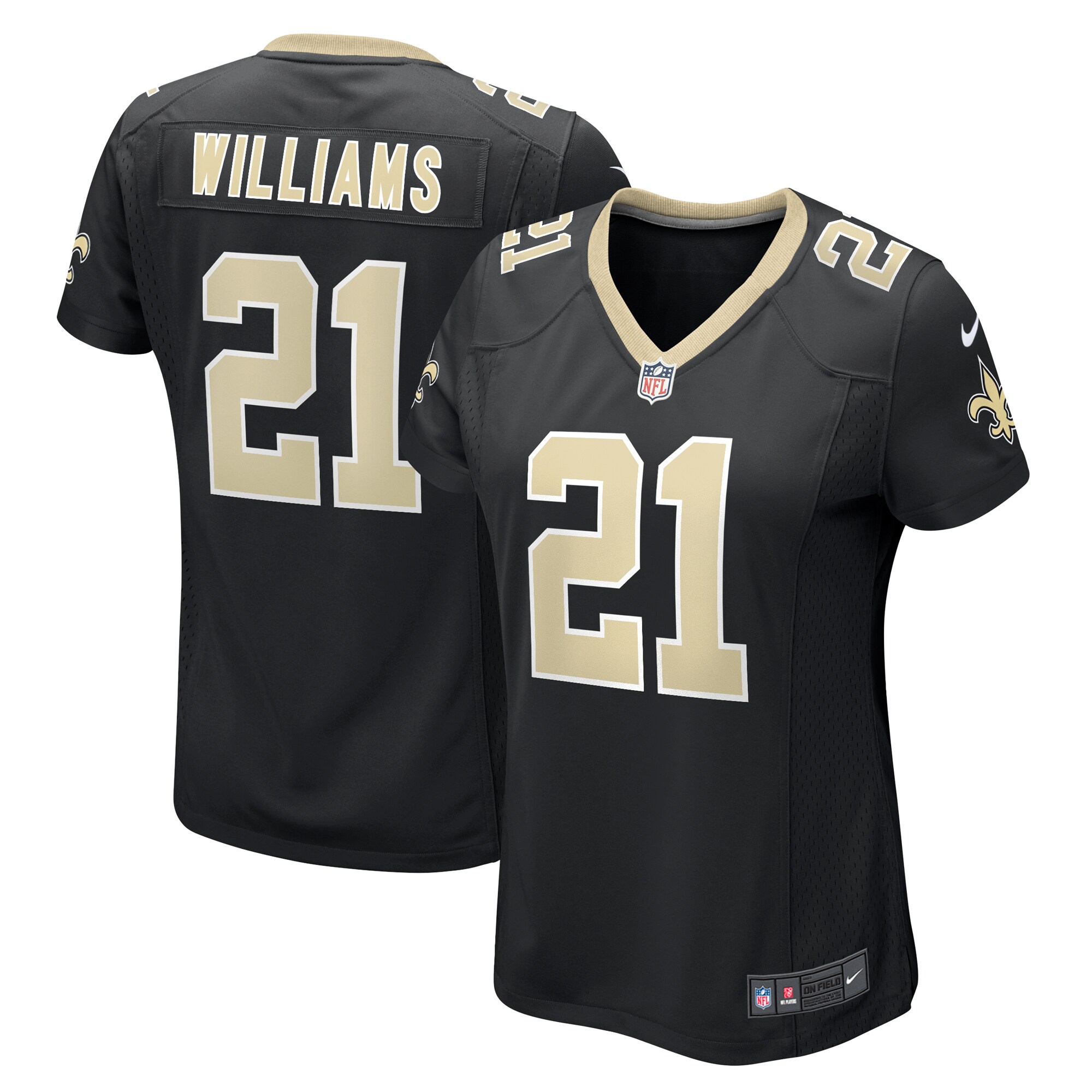 Jamaal Williams New Orleans Saints Women's Player Jersey - Black