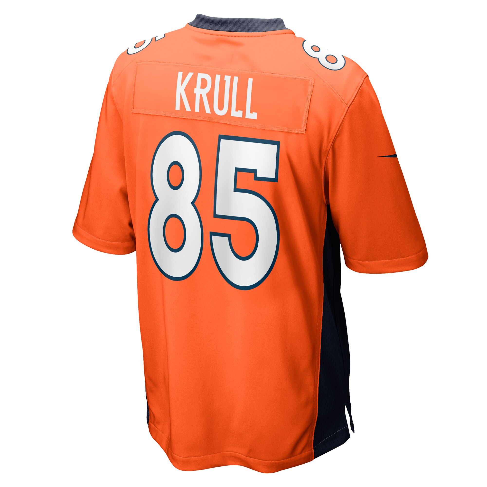Lucas Krull Denver Broncos Team Game Jersey -  Orange