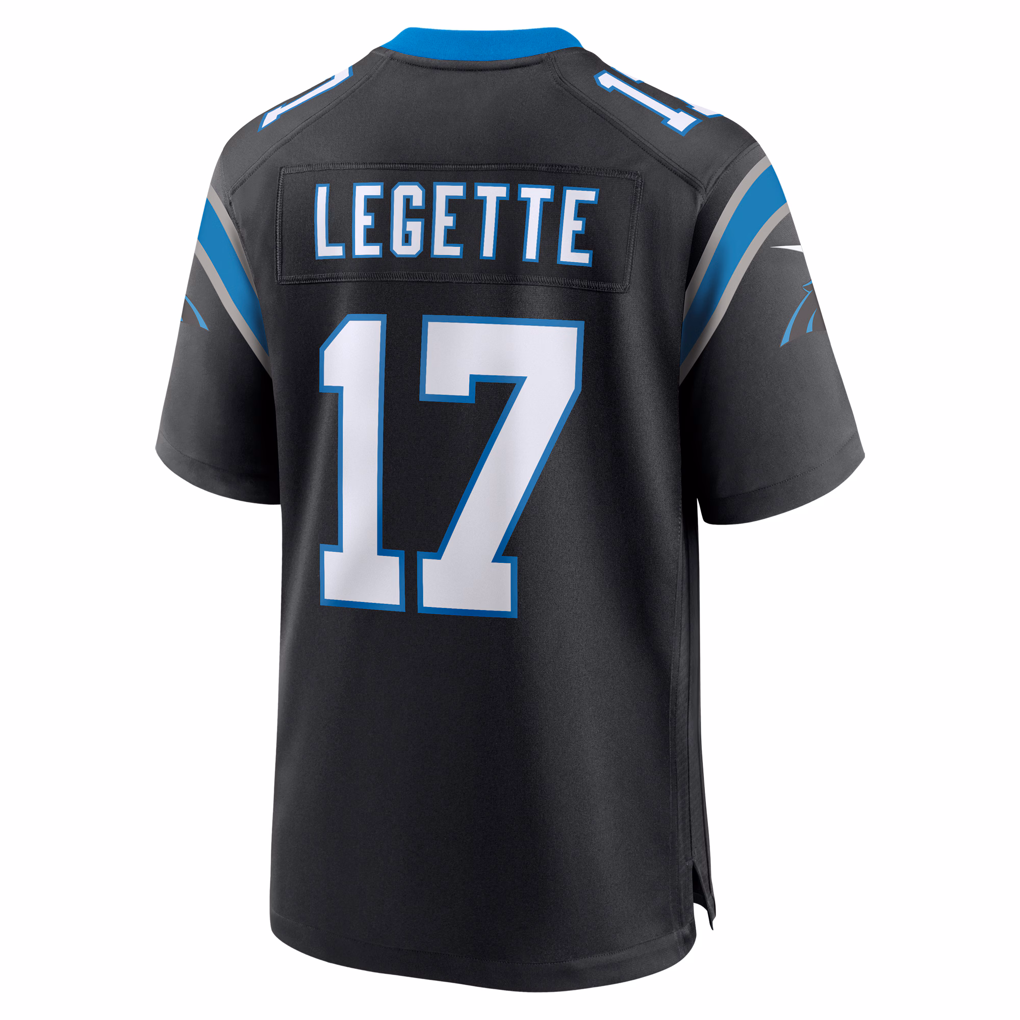 Xavier Legette Carolina Panthers 2024 NFL First Round Pick Game Player Jersey - Black