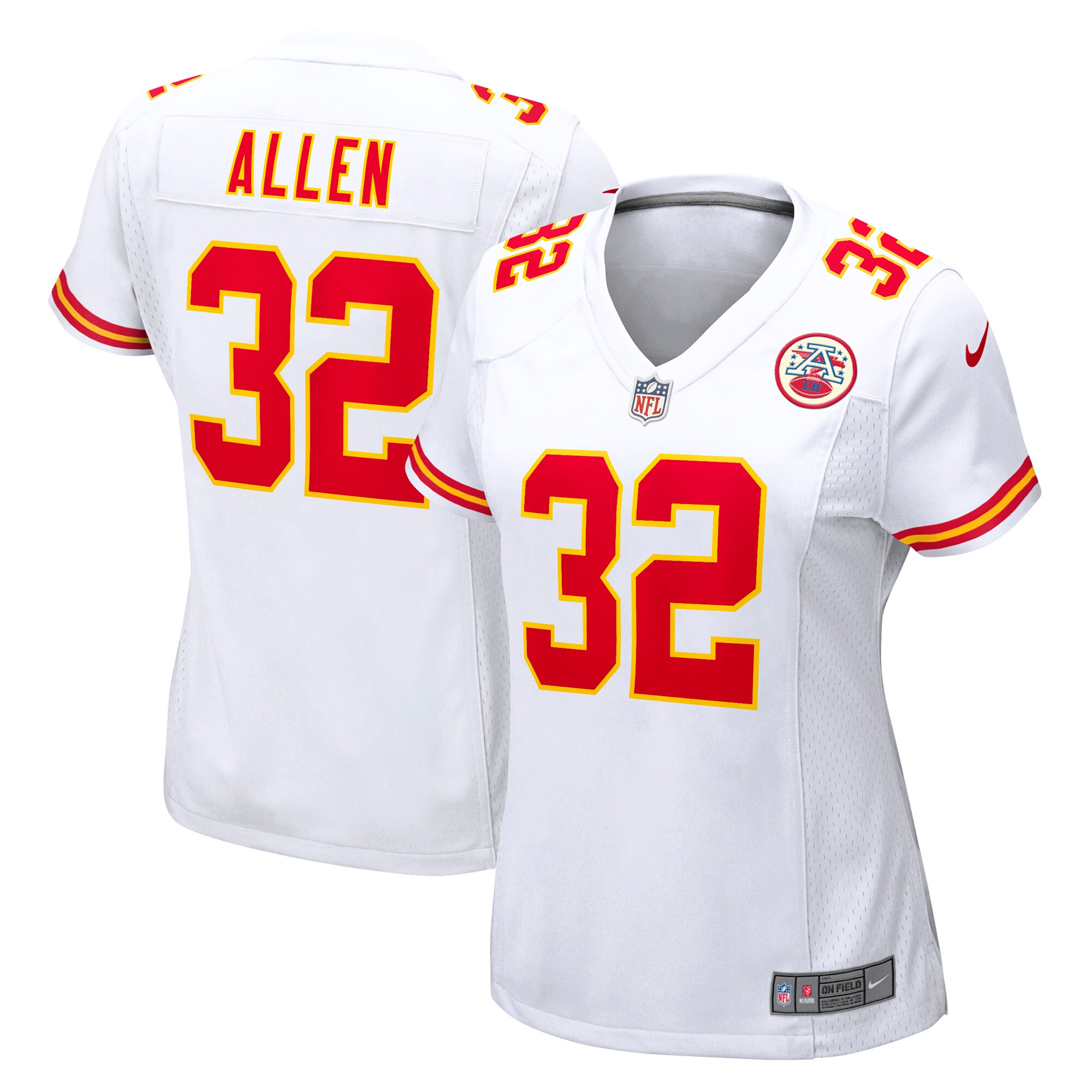 Marcus Allen Kansas City Chiefs  Women's Retired Game Jersey - White