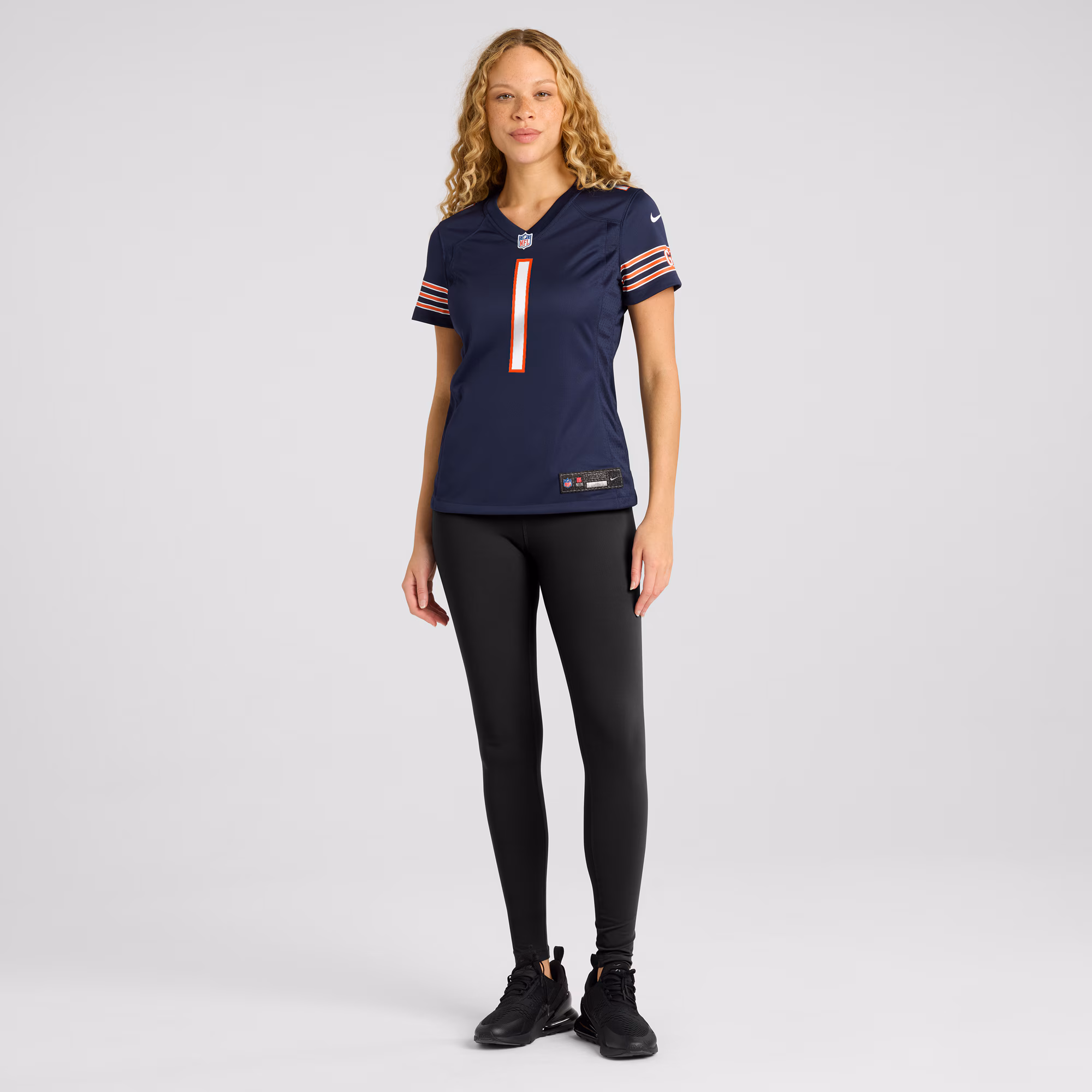 Number 1 Mom Chicago Bears Women's Game Jersey - Navy
