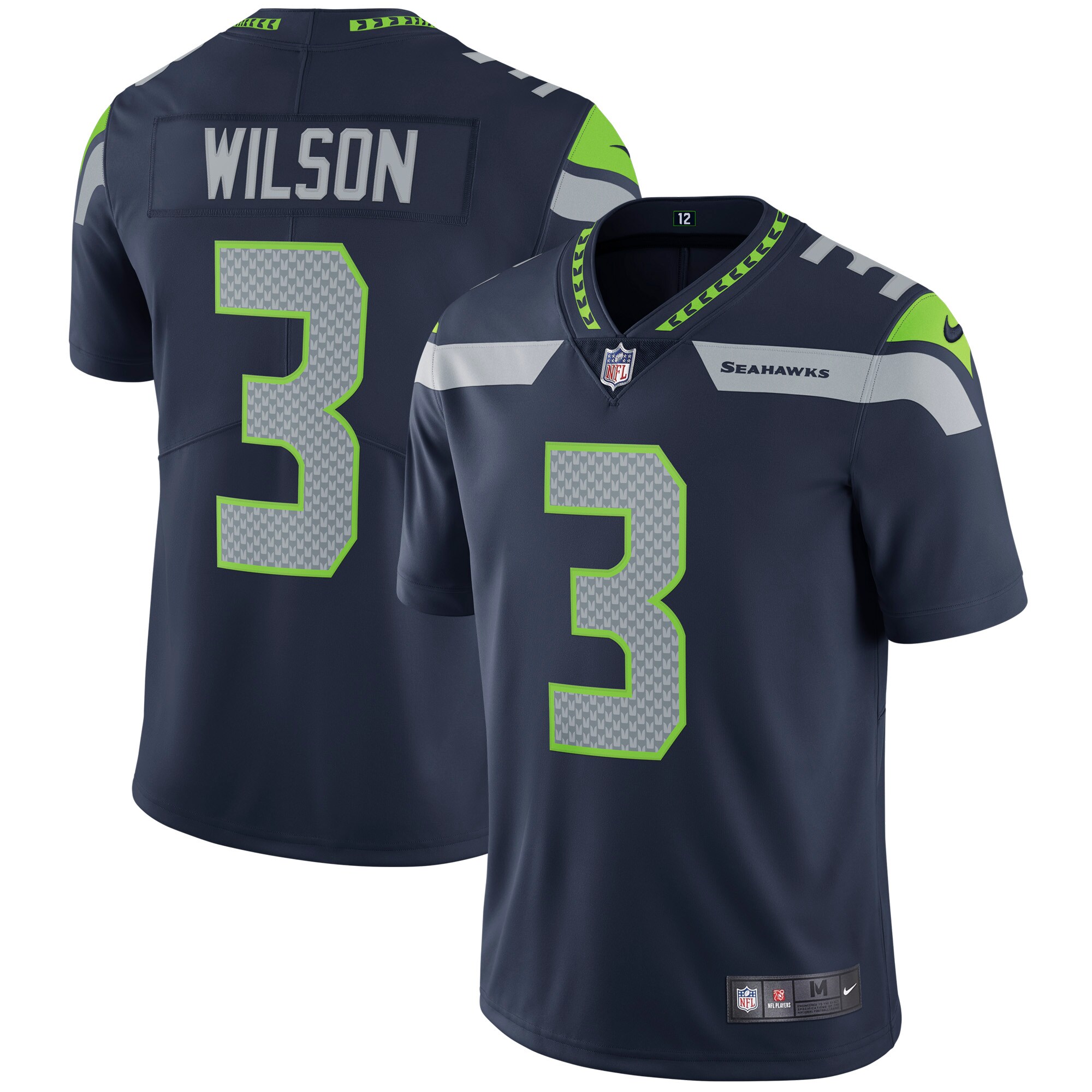 Russell Wilson Seattle Seahawks  Vapor Untouchable Limited Player Jersey - College Navy