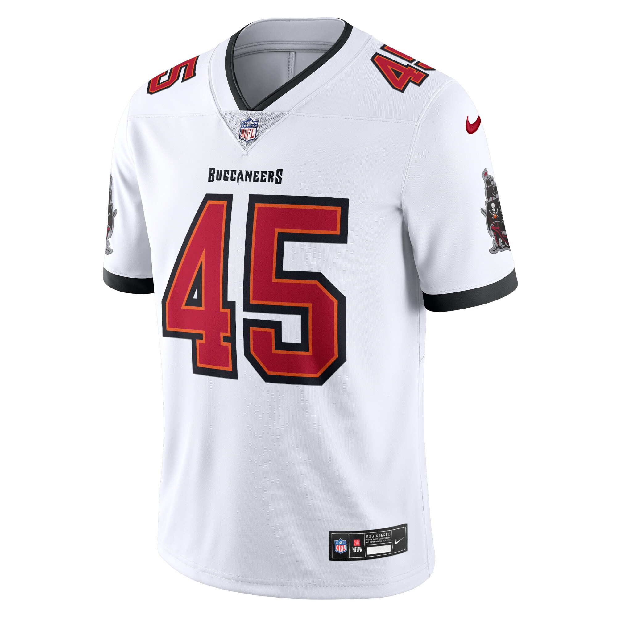 Devin White Tampa Bay Buccaneers  Vapor Untouchable Limited Jersey - White