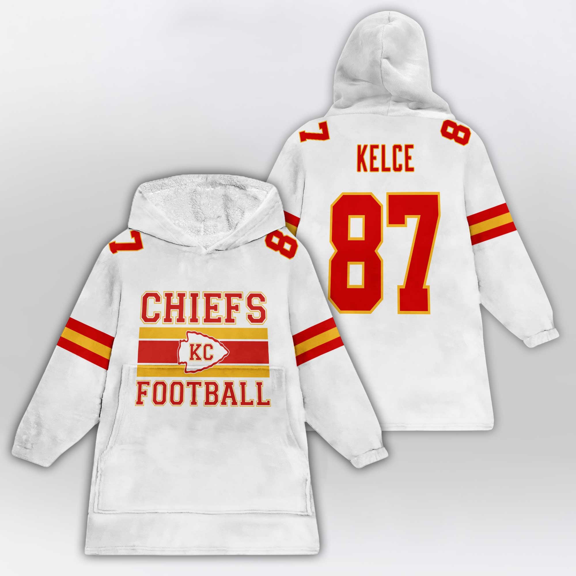 Kansas City Football Unisex Blanket Hoodie