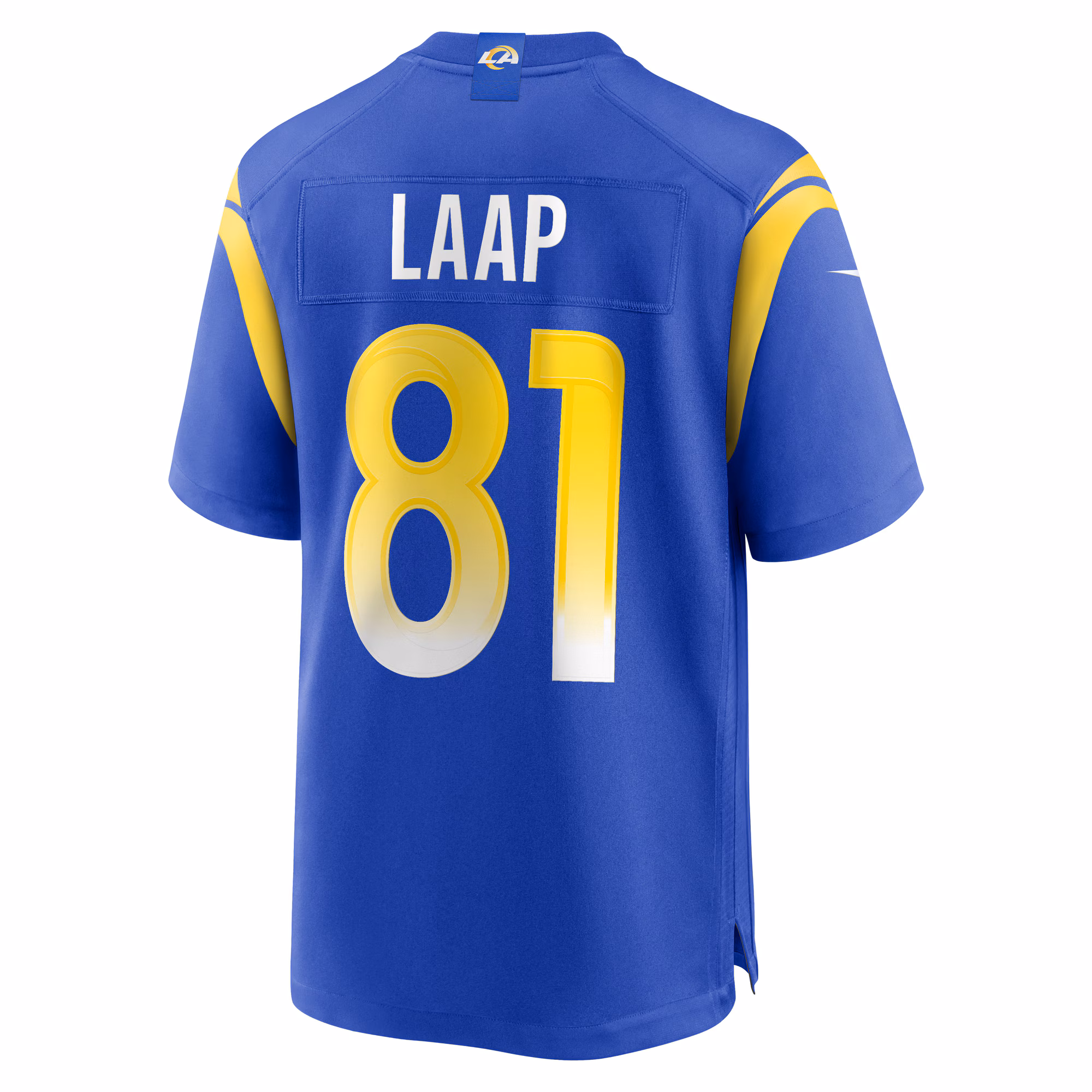JJ Laap Los Angeles Rams Game Jersey -  Royal