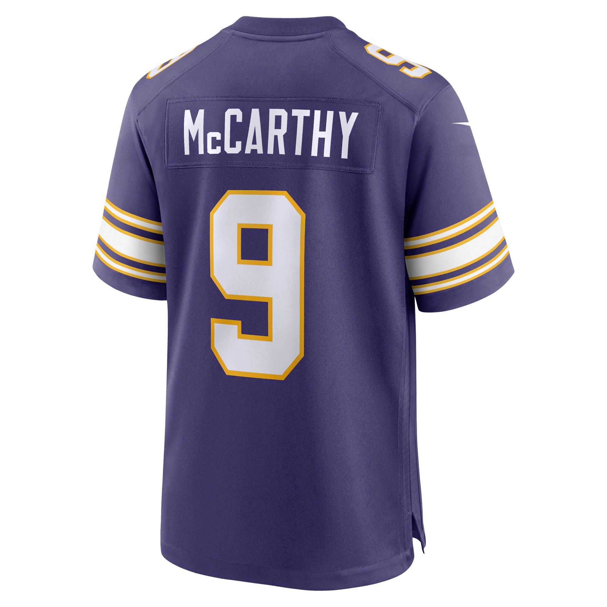 J.J. McCarthy Minnesota Vikings Game Jersey -  White