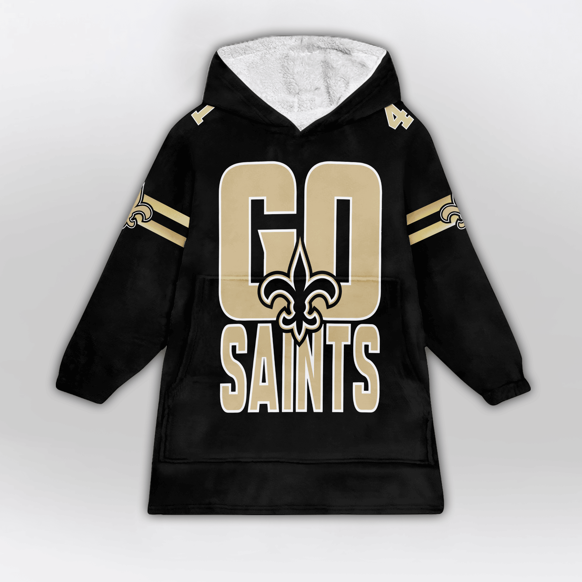 New Orleans Football Unisex Blanket Hoodie