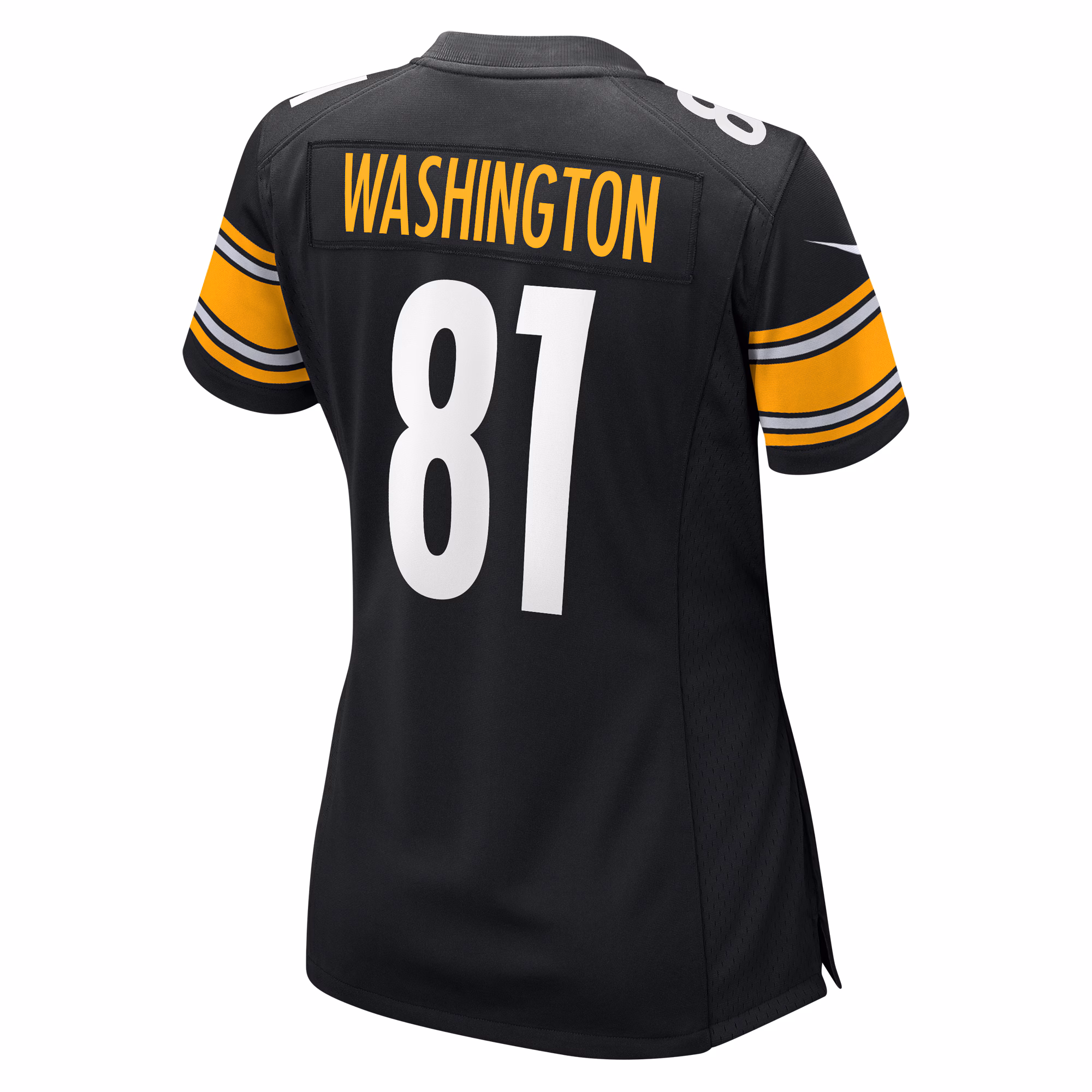 Scotty Washington Pittsburgh Steelers Women's  Game Jersey -  Black