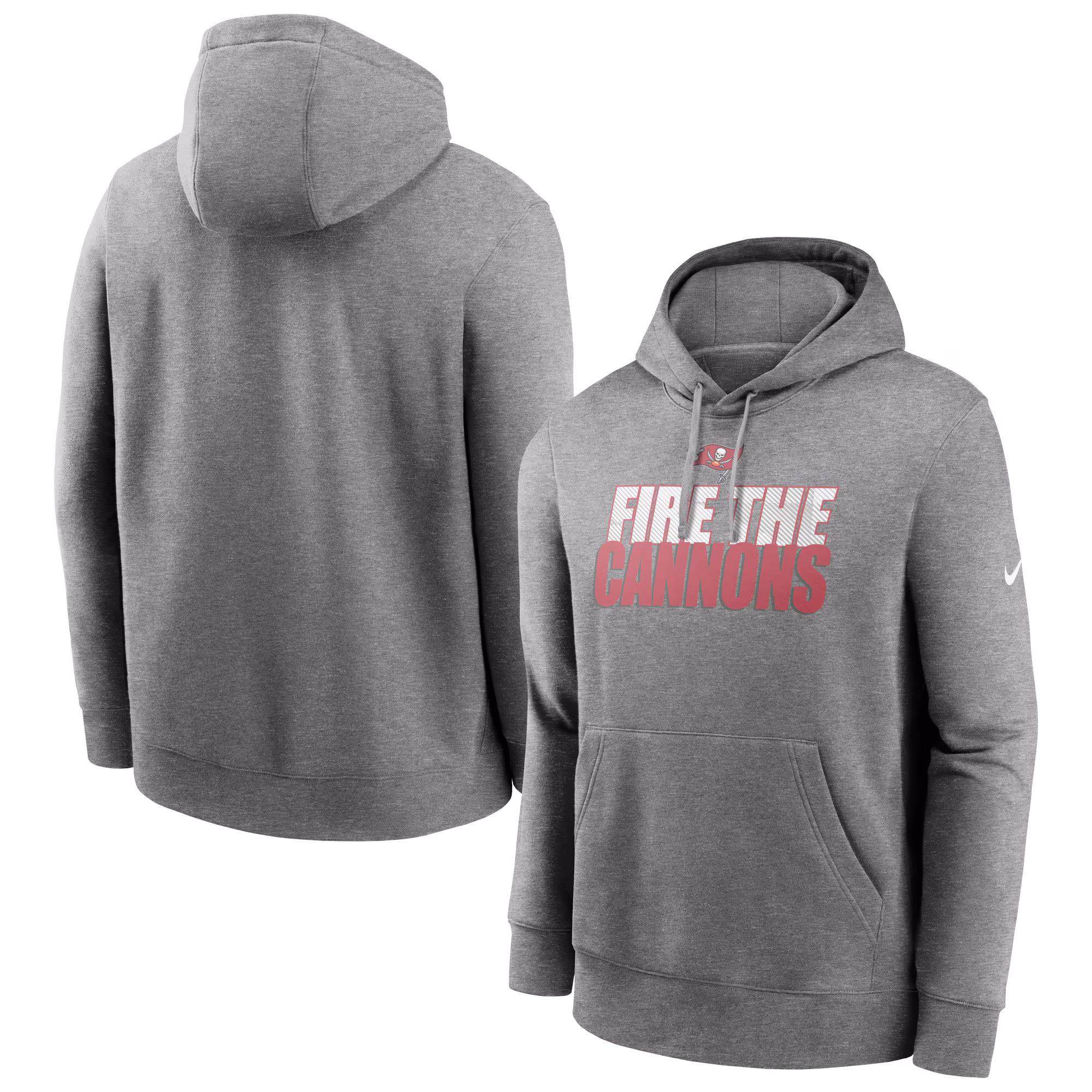 Tampa Bay Buccaneers Fan Gear Local Club Pullover Hoodie - Heathered Pewter
