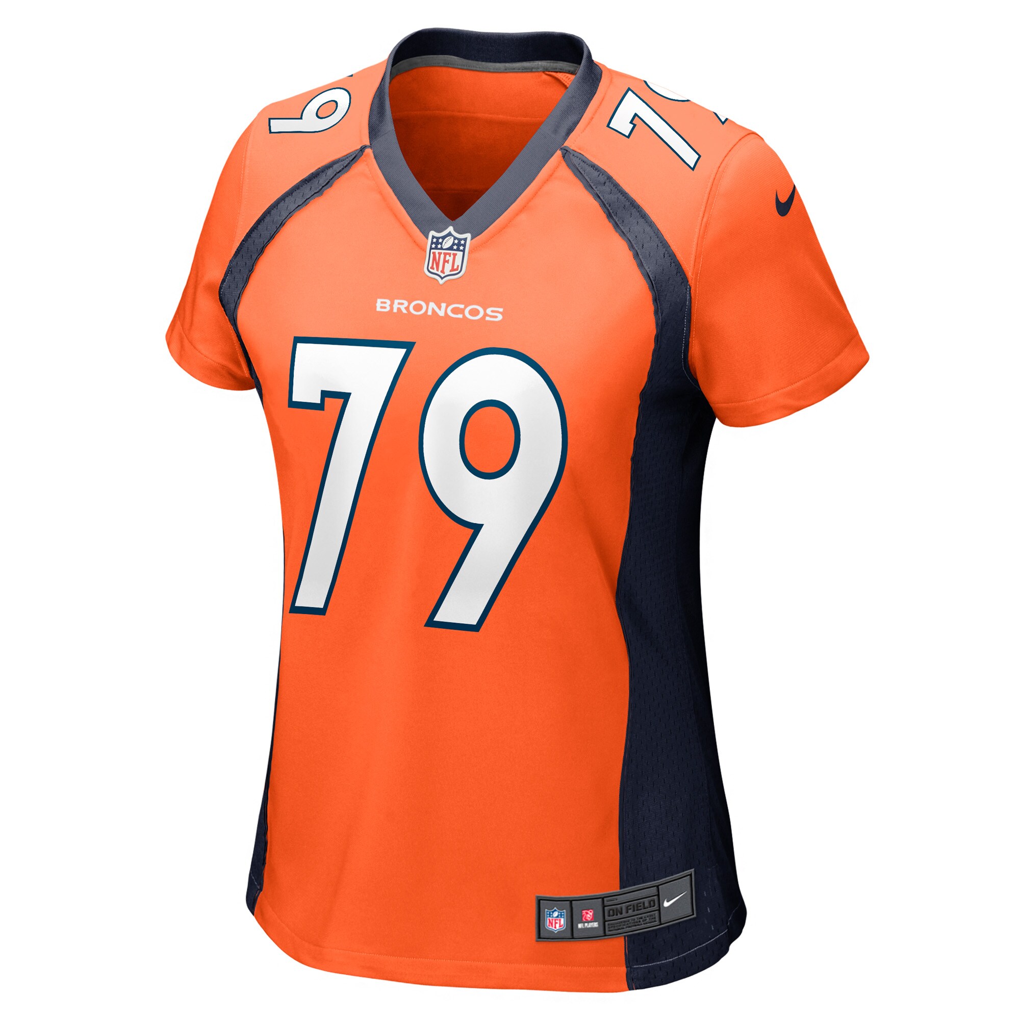 Lloyd Cushenberry III Denver Broncos  Women's Game Player Jersey - Orange