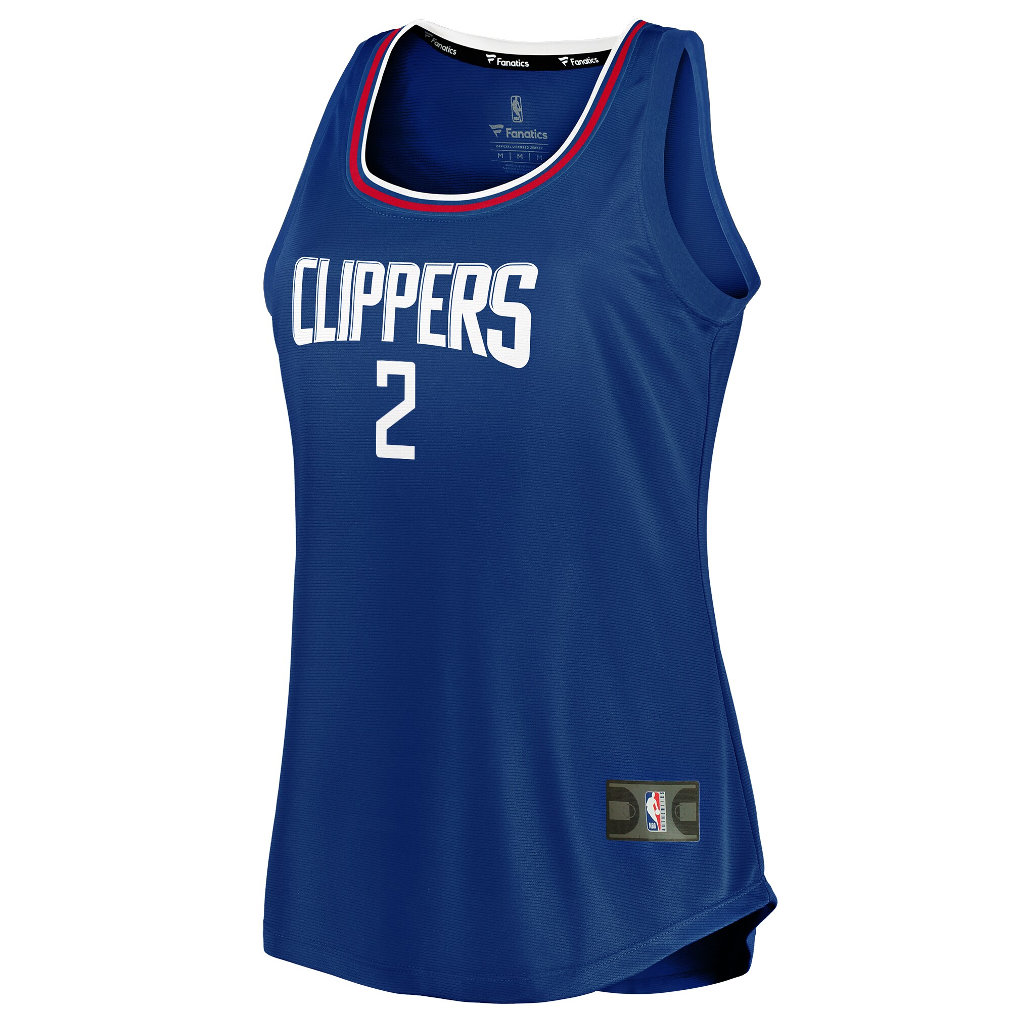 Kawhi Leonard LA Clippers  Women's Fast Break Player Movement Jersey Tank Top - Royal