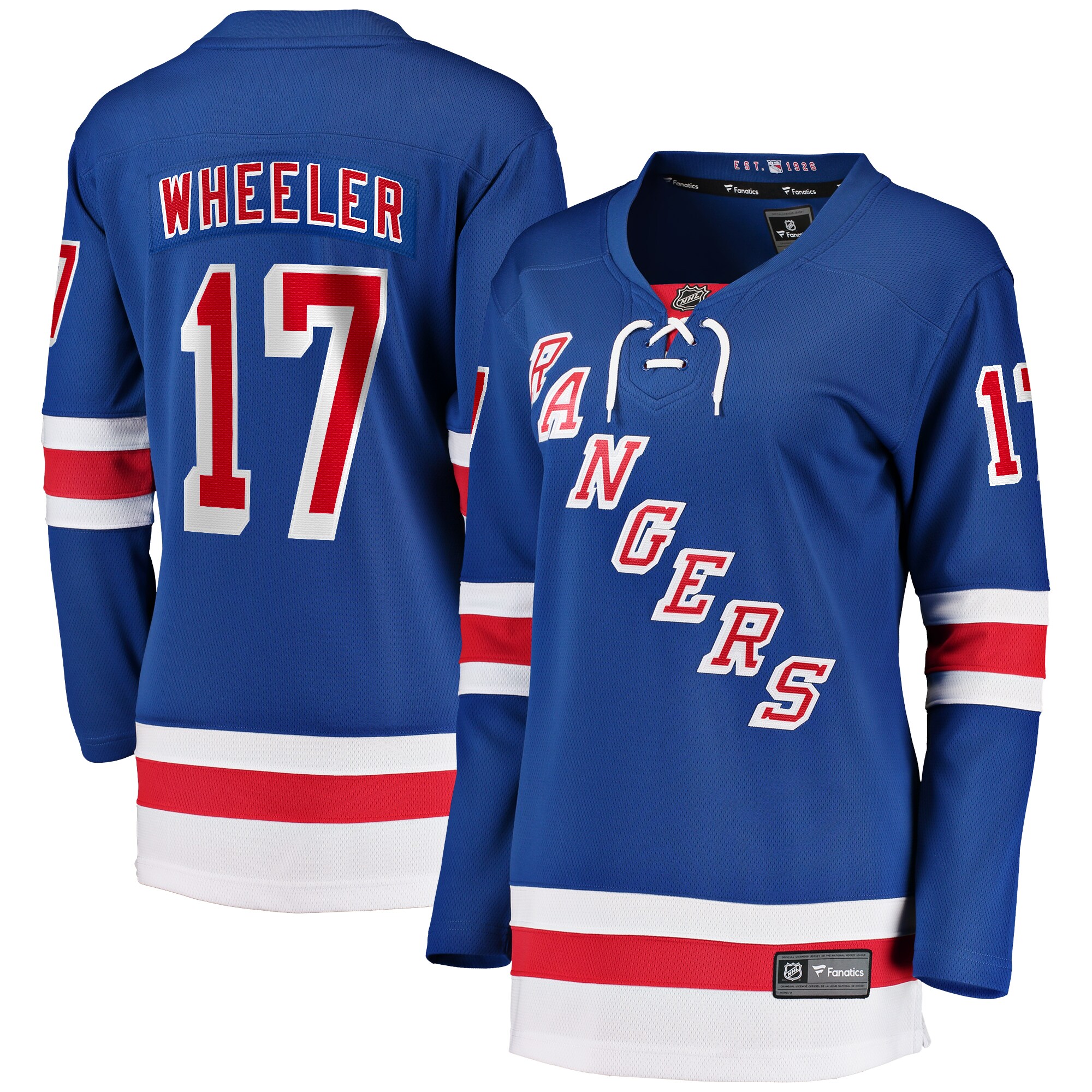 Blake Wheeler New York Rangers Women's Home Breakaway Player Jersey - Blue