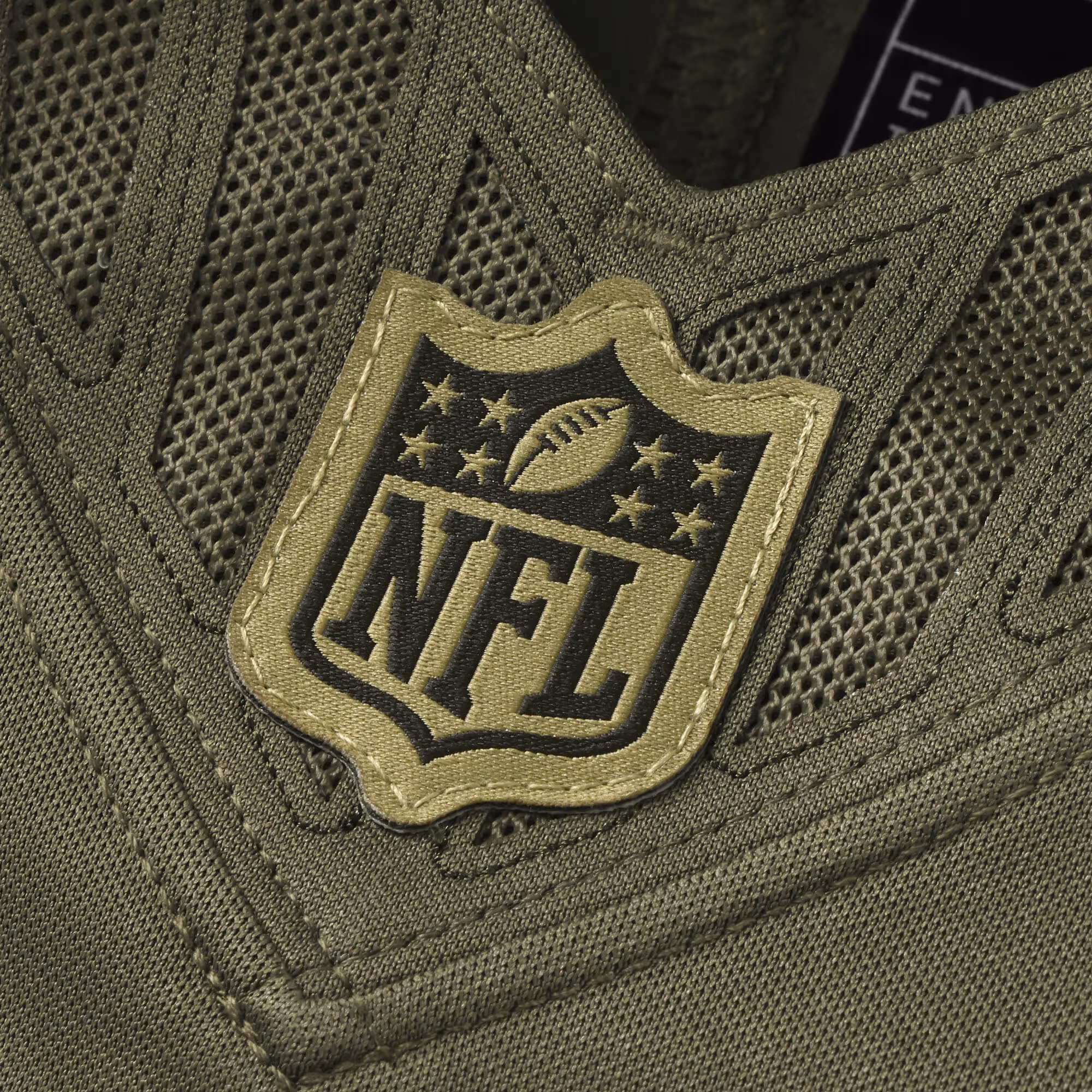 Men's New York Giants #1 Malik Nabers Olive 2025 Salute to Service Limited Jersey
