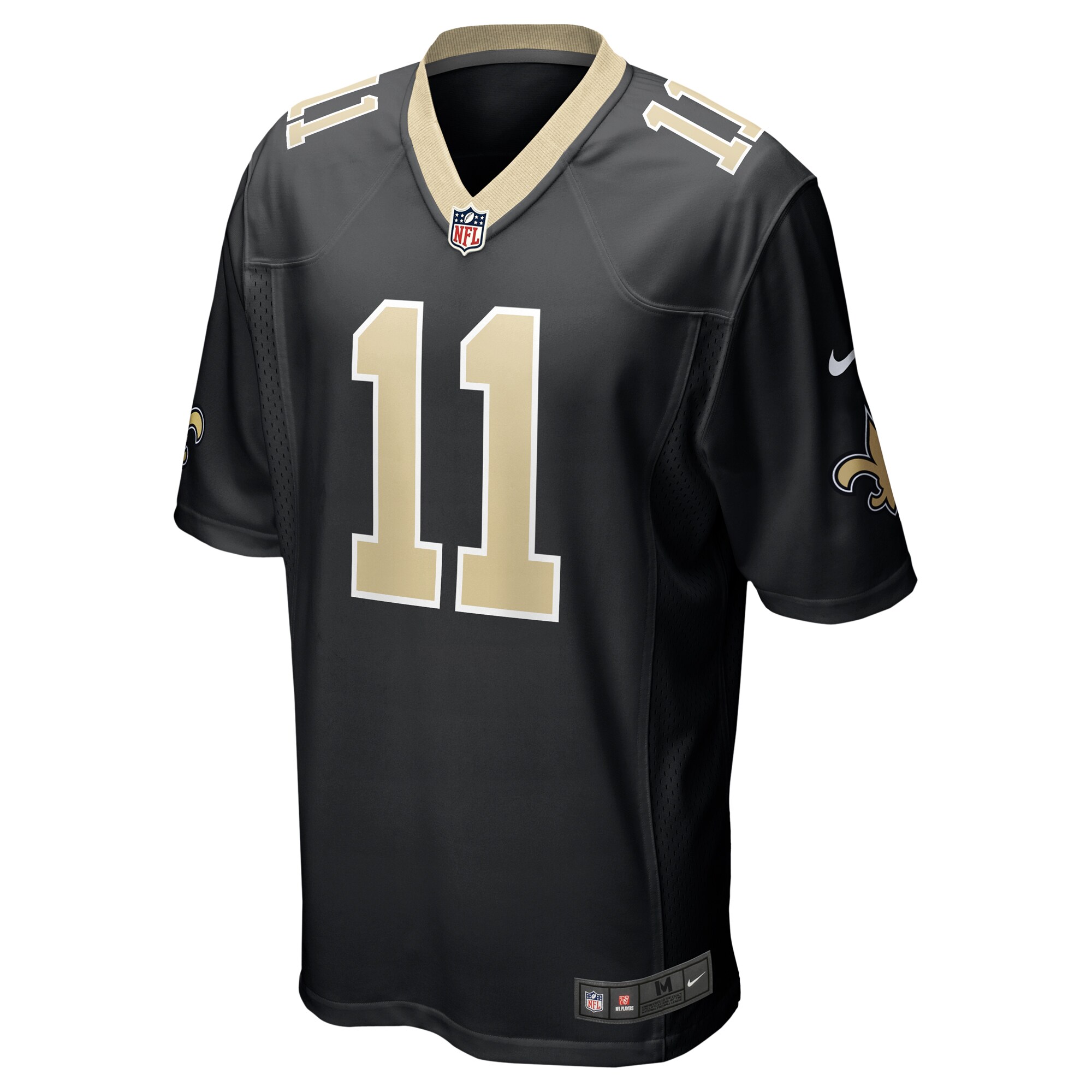 Cameron Dantzler Sr New Orleans Saints  Game Jersey -  Black