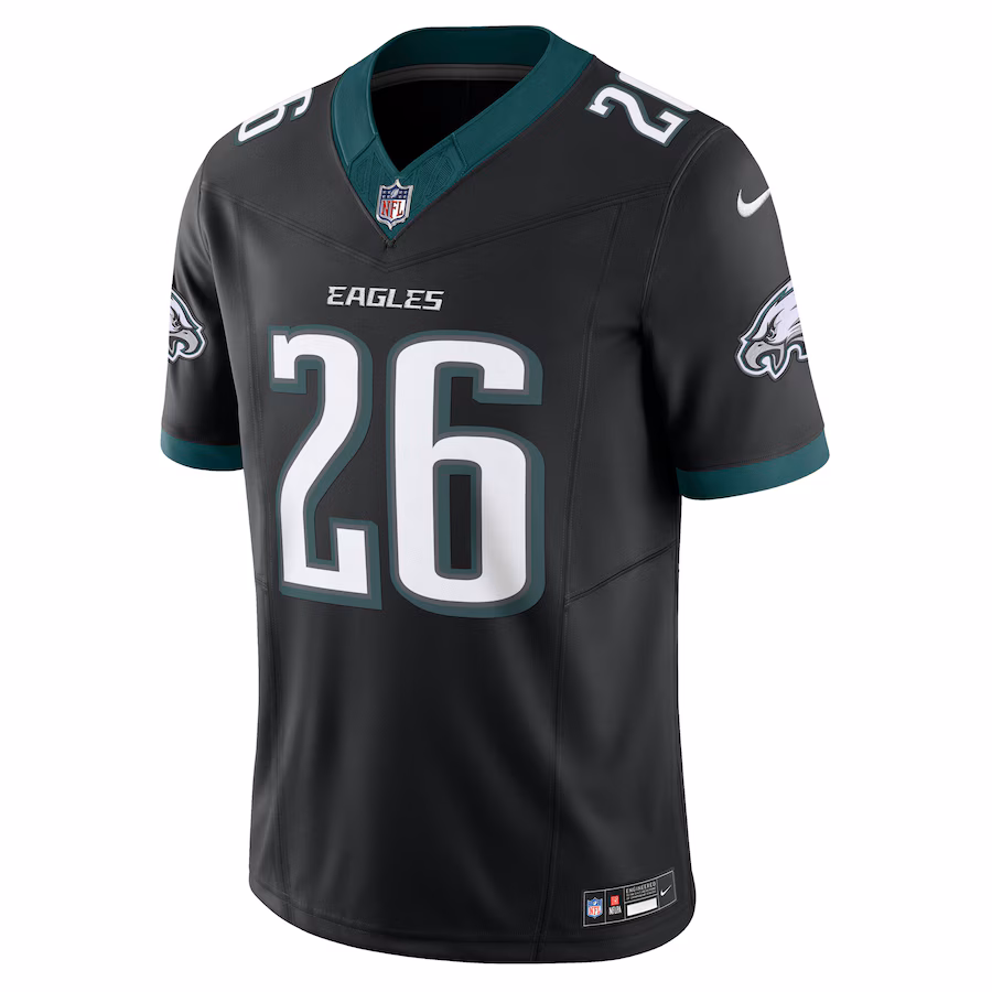 Men's Philadelphia Eagles #26 Saquon Barkley Black Vapor F.U.S.E. Limited Jersey
