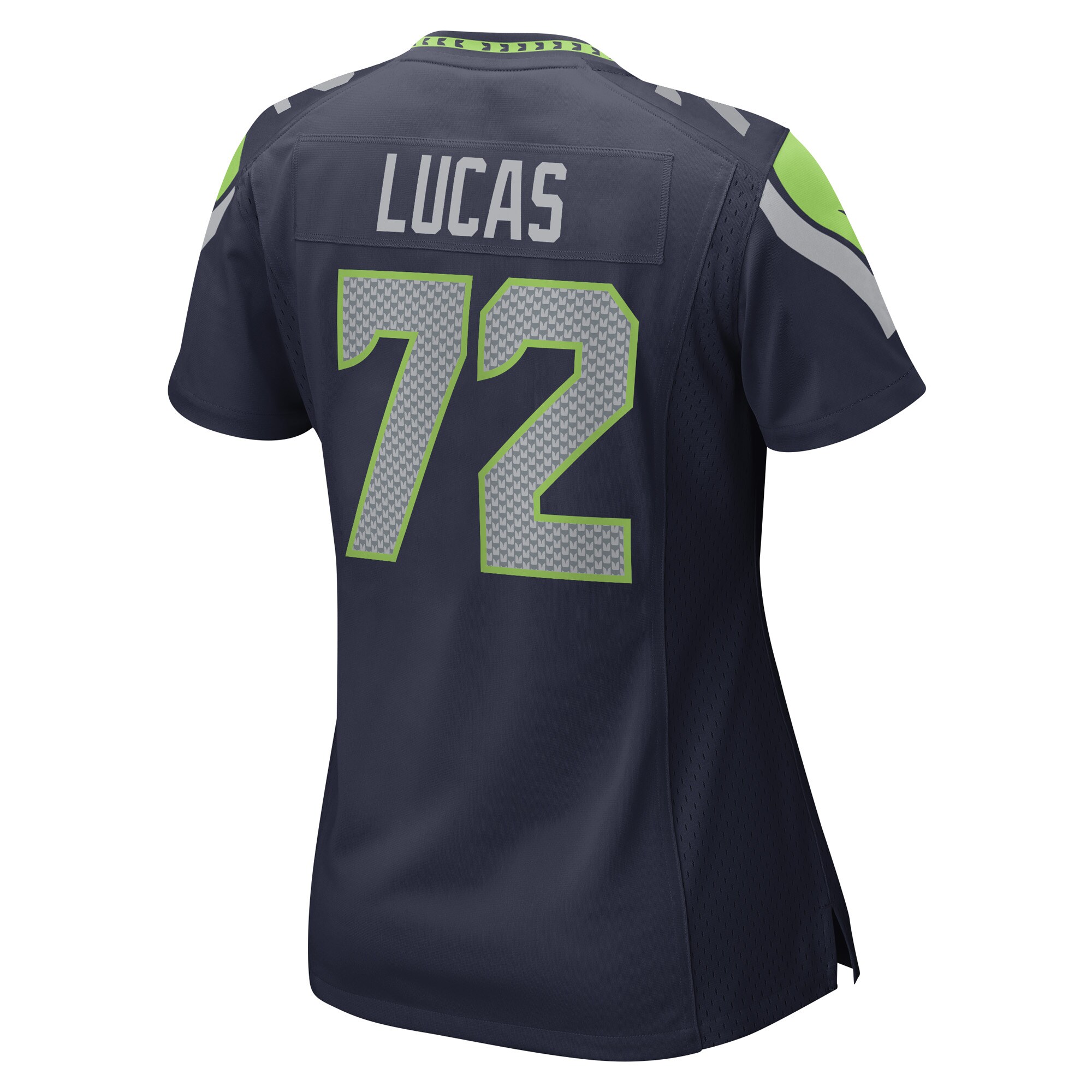 Abraham Lucas Seattle Seahawks  Women's Game Player Jersey - College Navy