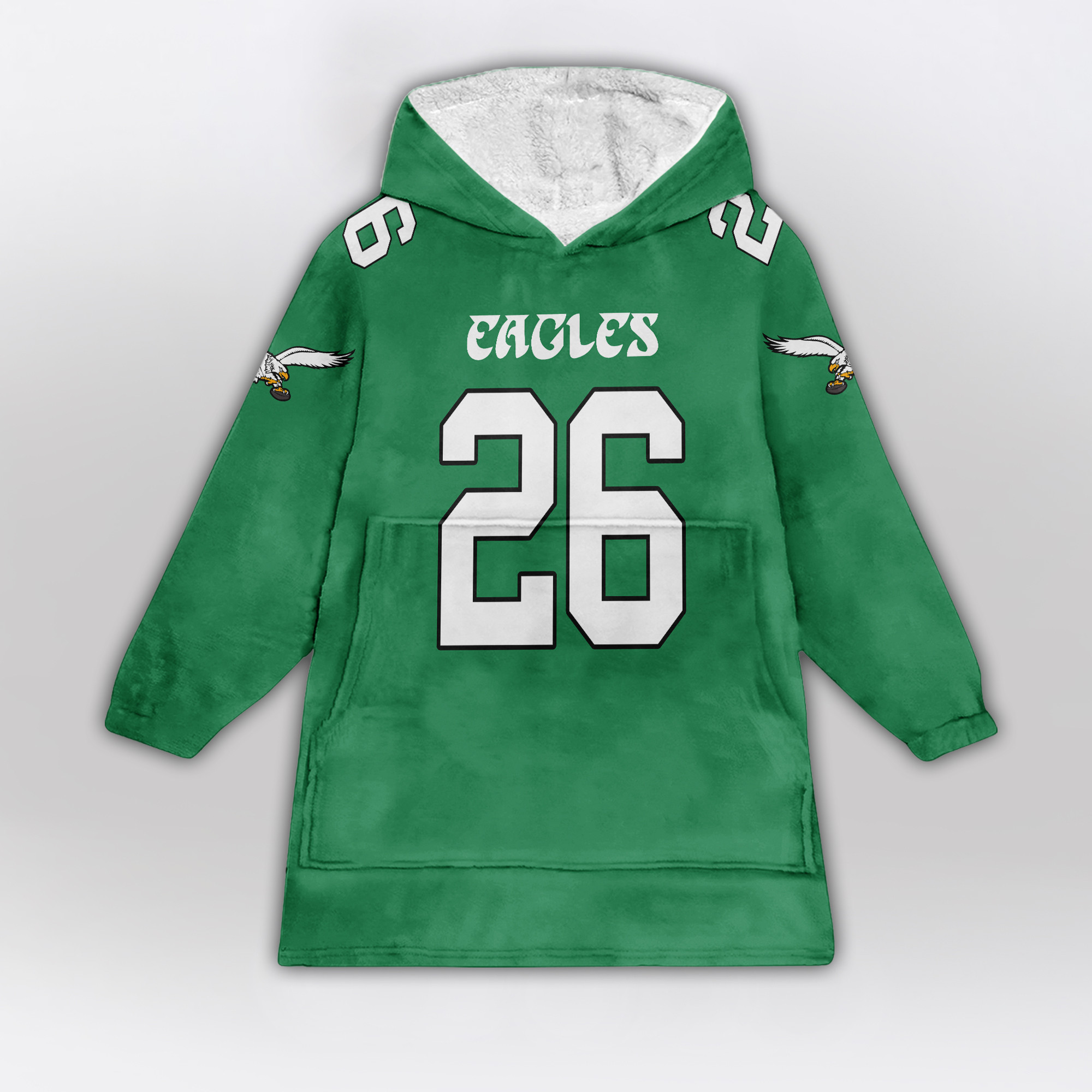 Kid S.B 26 Philadelphia Football Unisex Blanket Hoodie