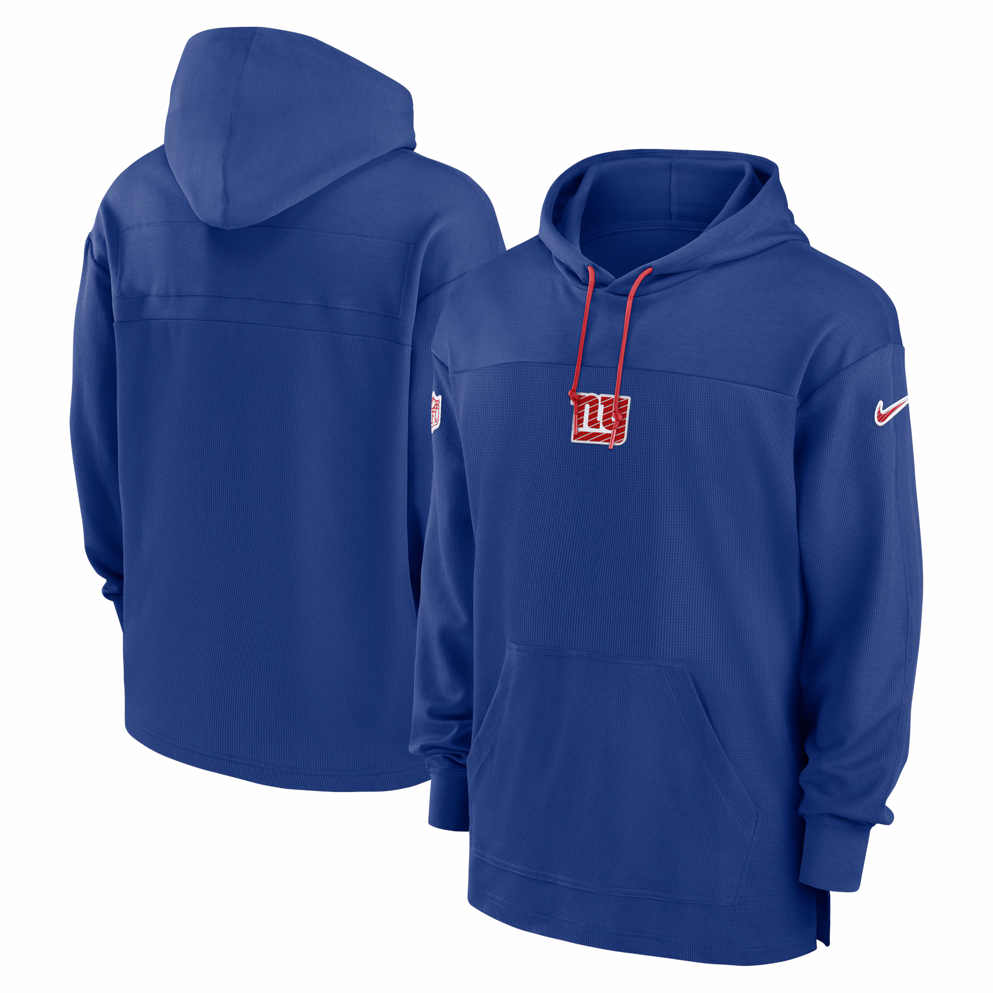 New York Giants Sideline Jersey Performance Pullover Hoodie - Royal