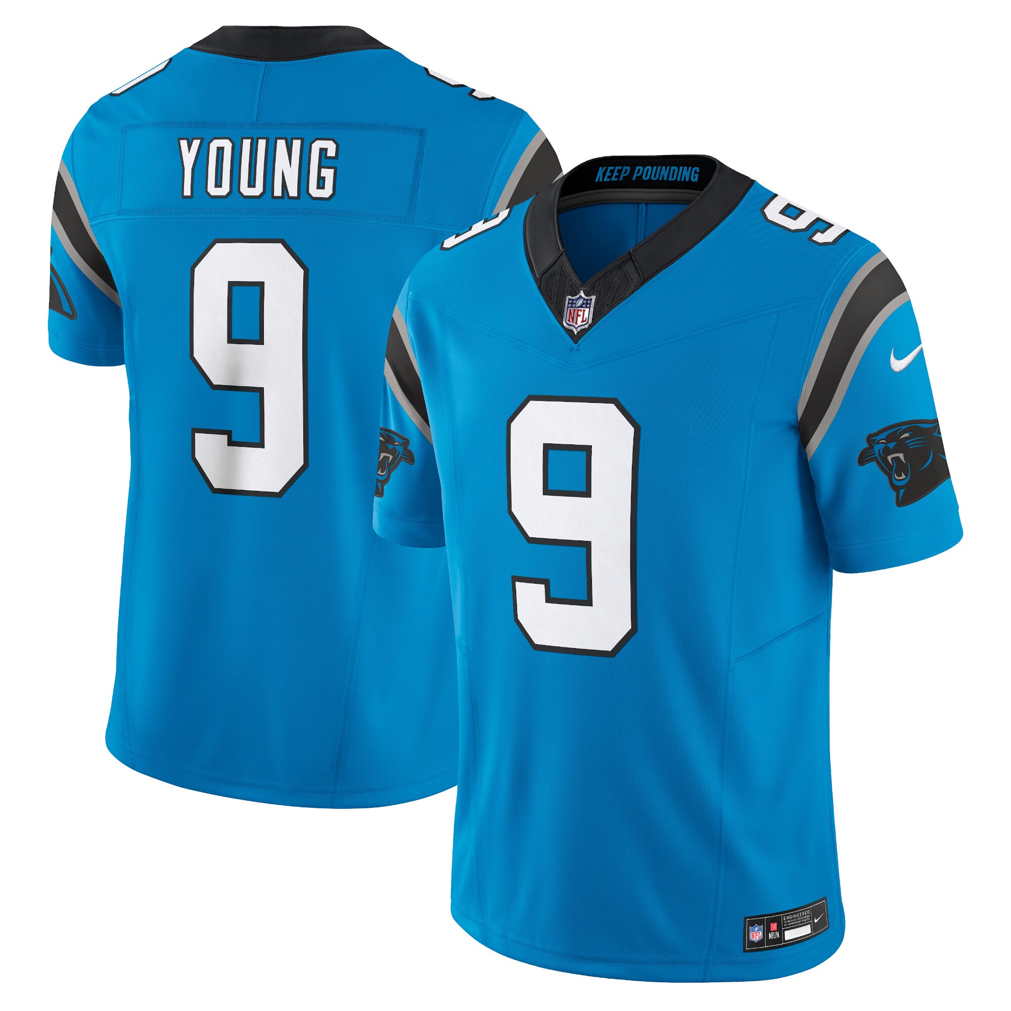 Bryce Young Carolina Panthers  Vapor F.U.S.E. Limited Jersey - Blue
