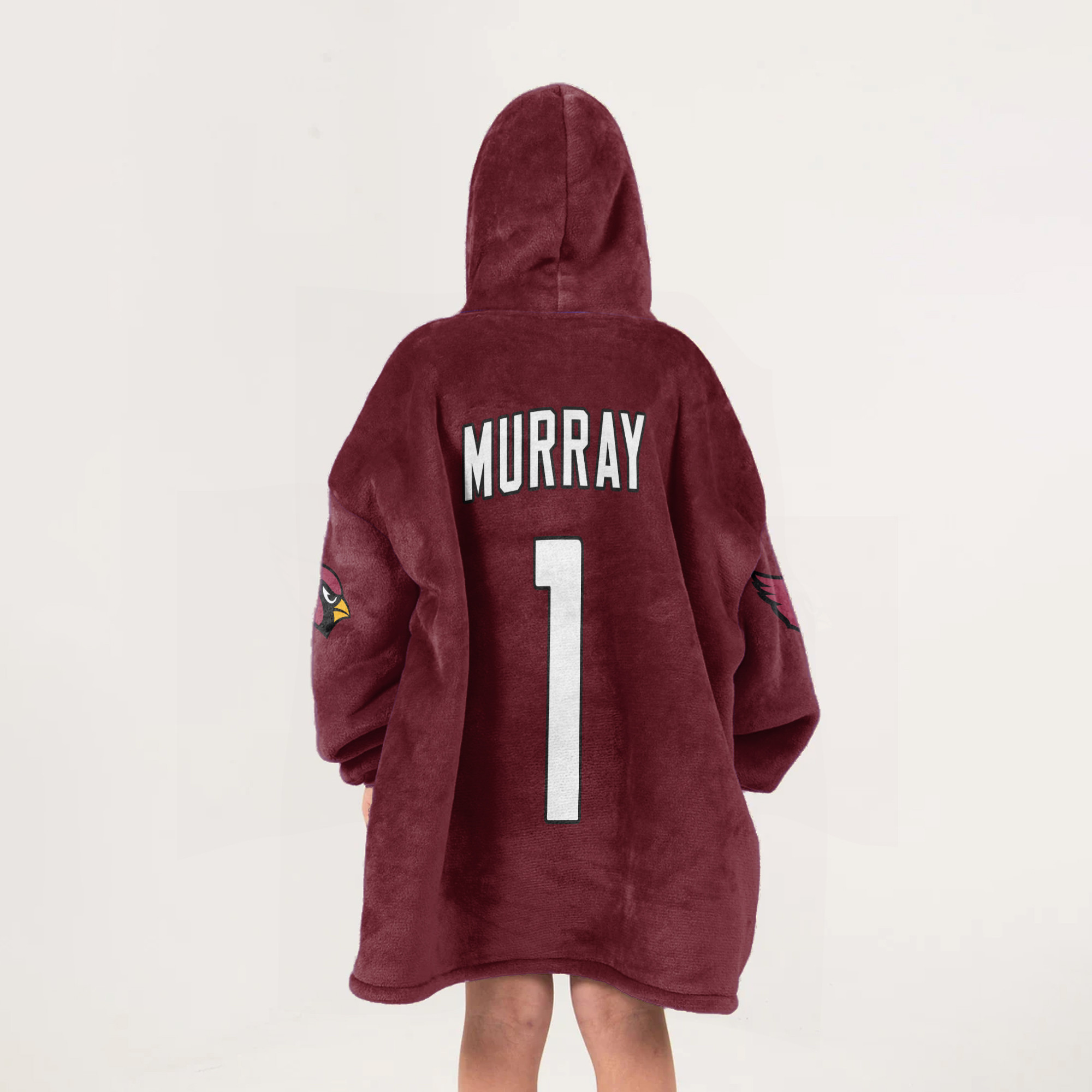Adult 1 Arizona Cardinals Football Unisex Blanket Hoodie