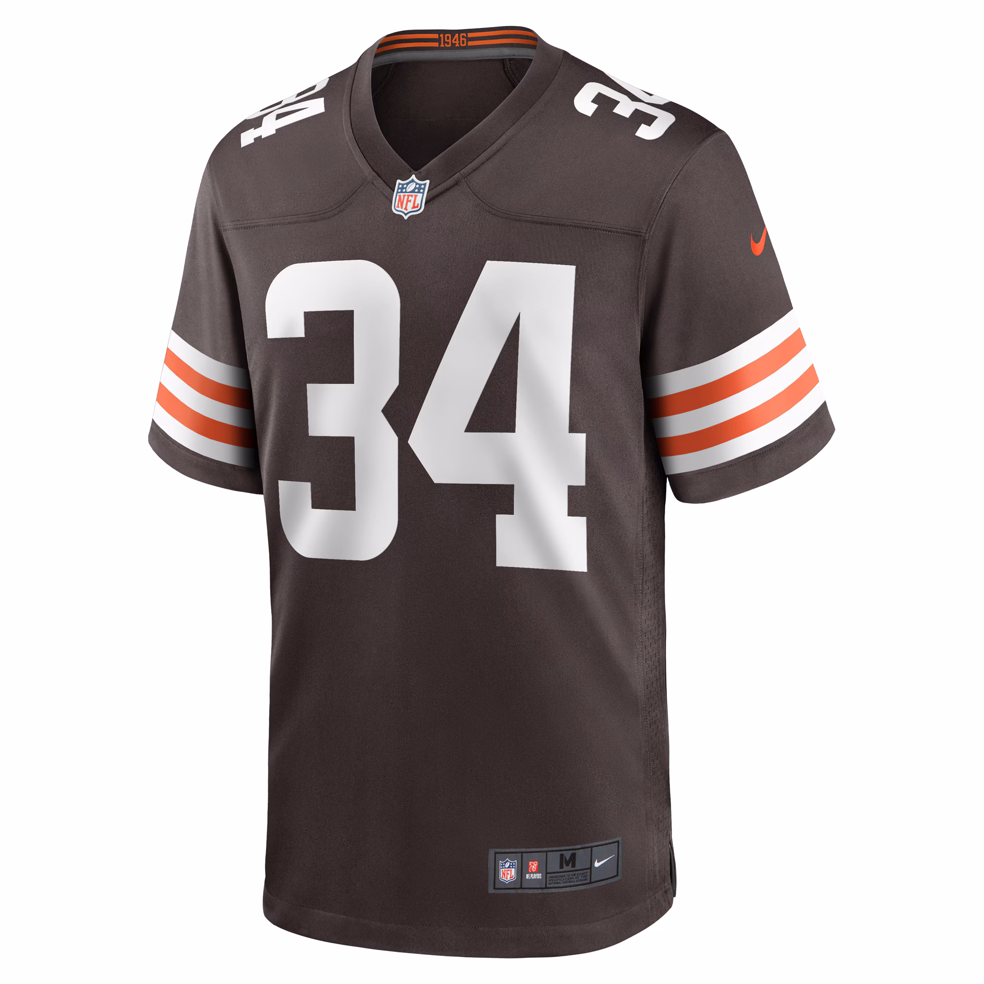 Jerome Ford Cleveland Browns Game Player Jersey - Brown
