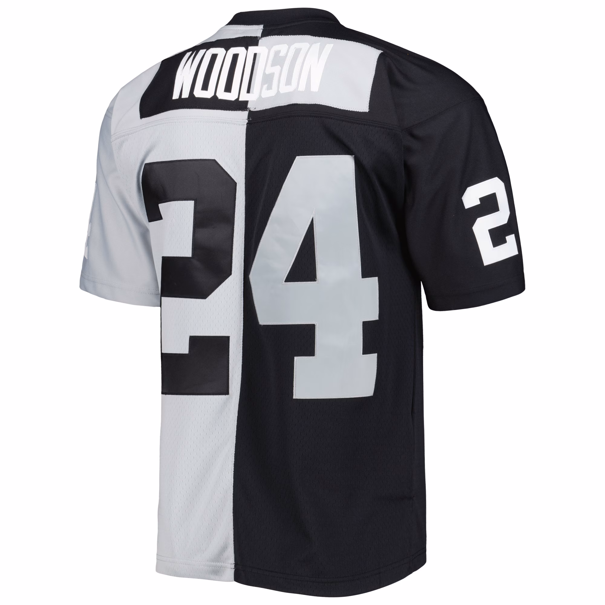 Charles Woodson Las Vegas Raiders 1998 Split Legacy Replica Jersey - Black/Silver