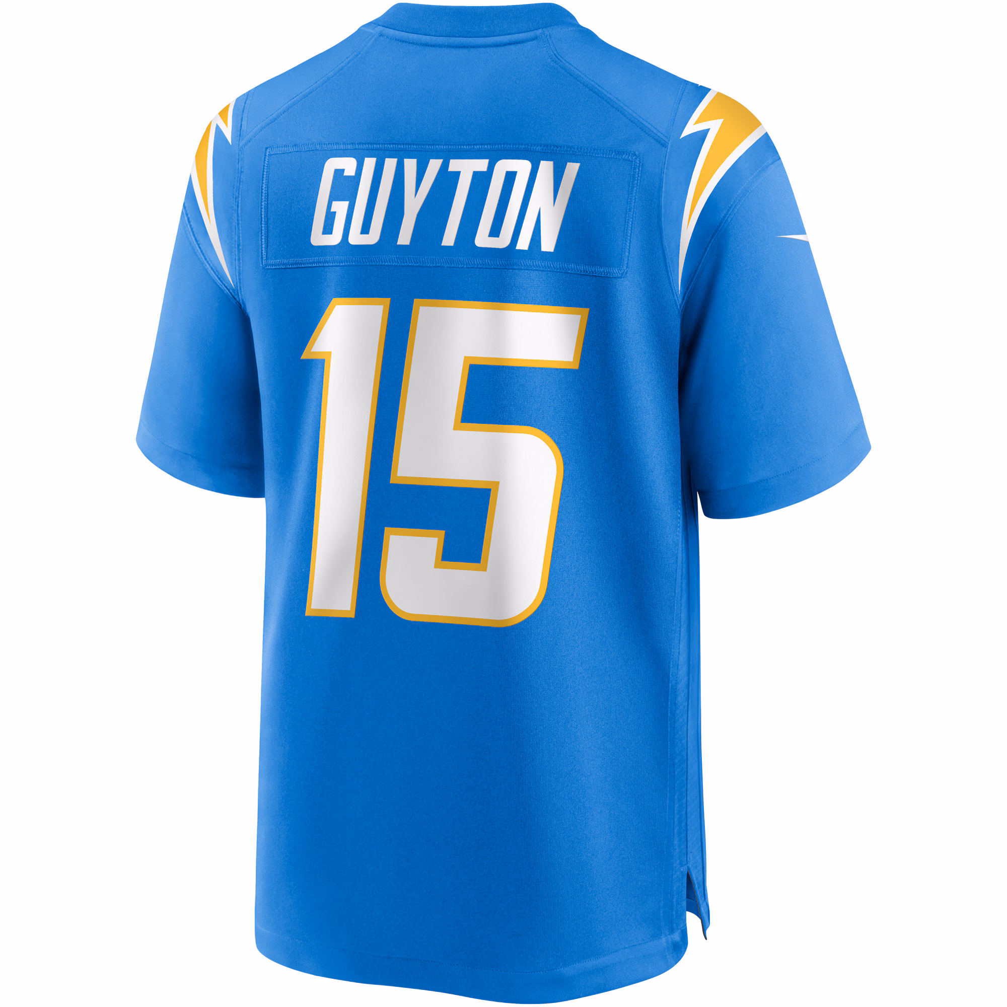Jalen Guyton Los Angeles Chargers Game Player Jersey - Powder Blue
