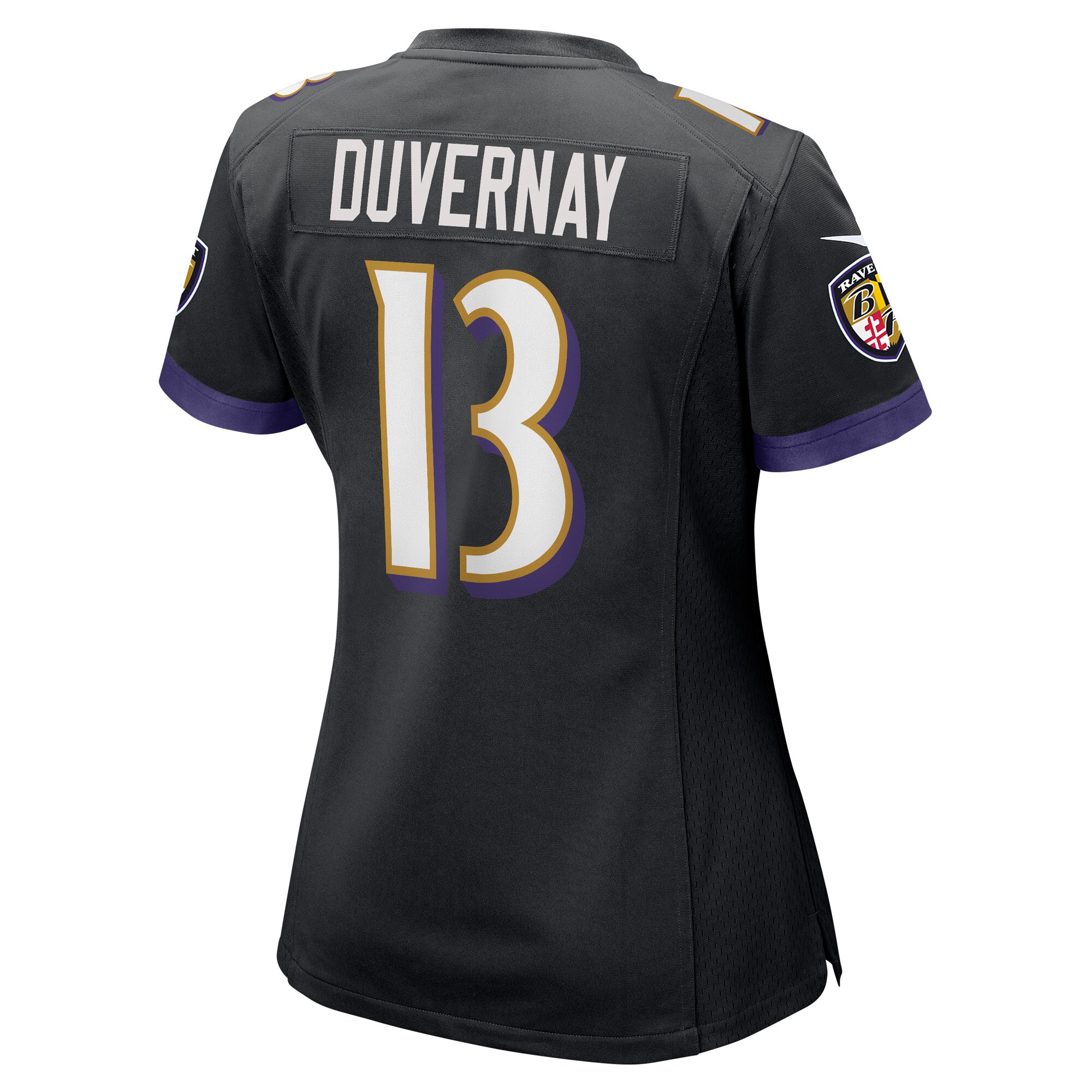 Devin Duvernay Baltimore Ravens  Women's Game Player Jersey - Black