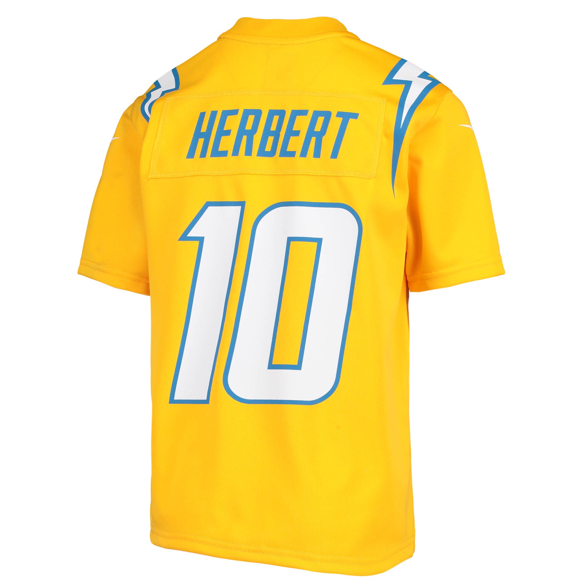Justin Herbert Los Angeles Chargers Youth Inverted Team Game Jersey - Gold