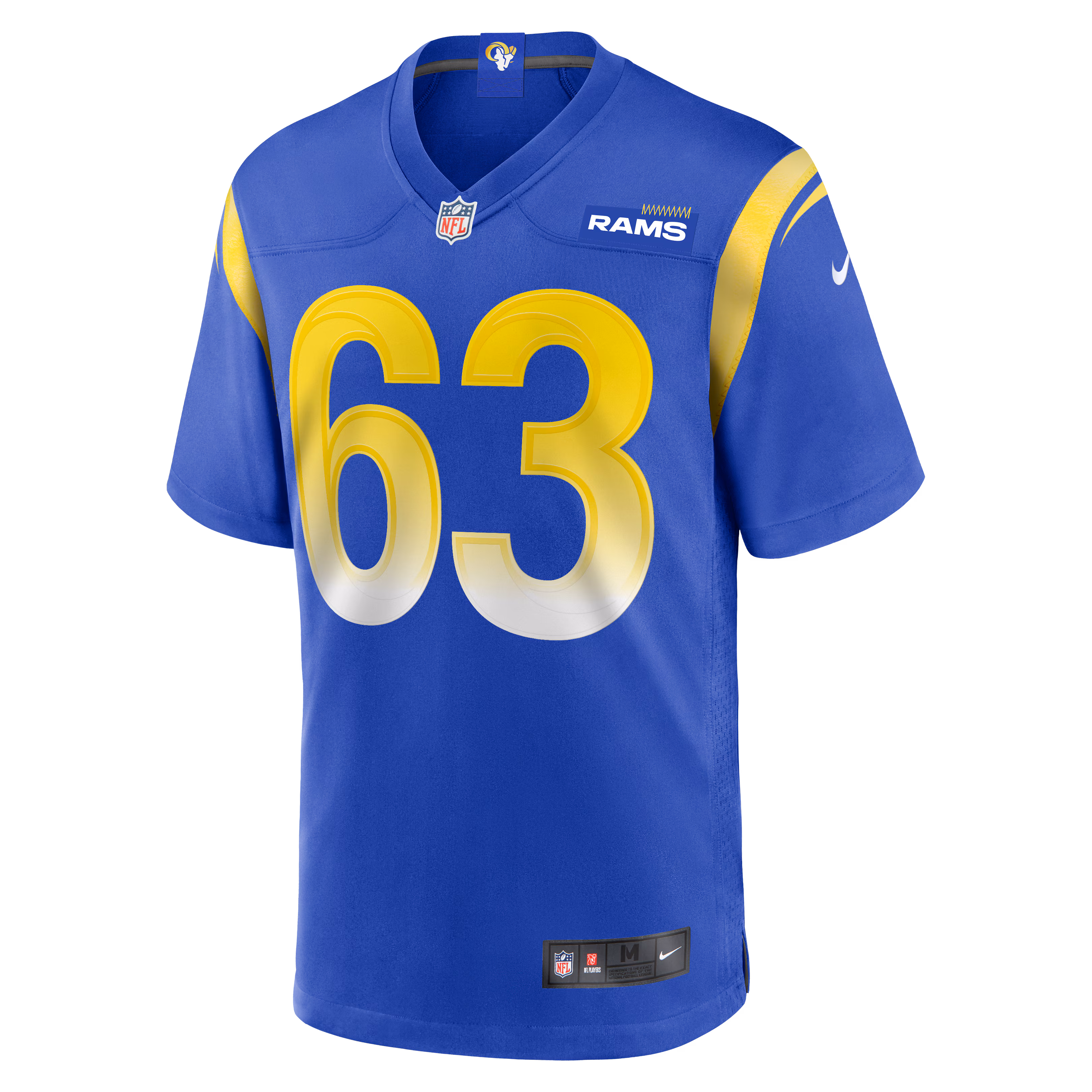 Grant Miller Los Angeles Rams  Game Jersey - Royal