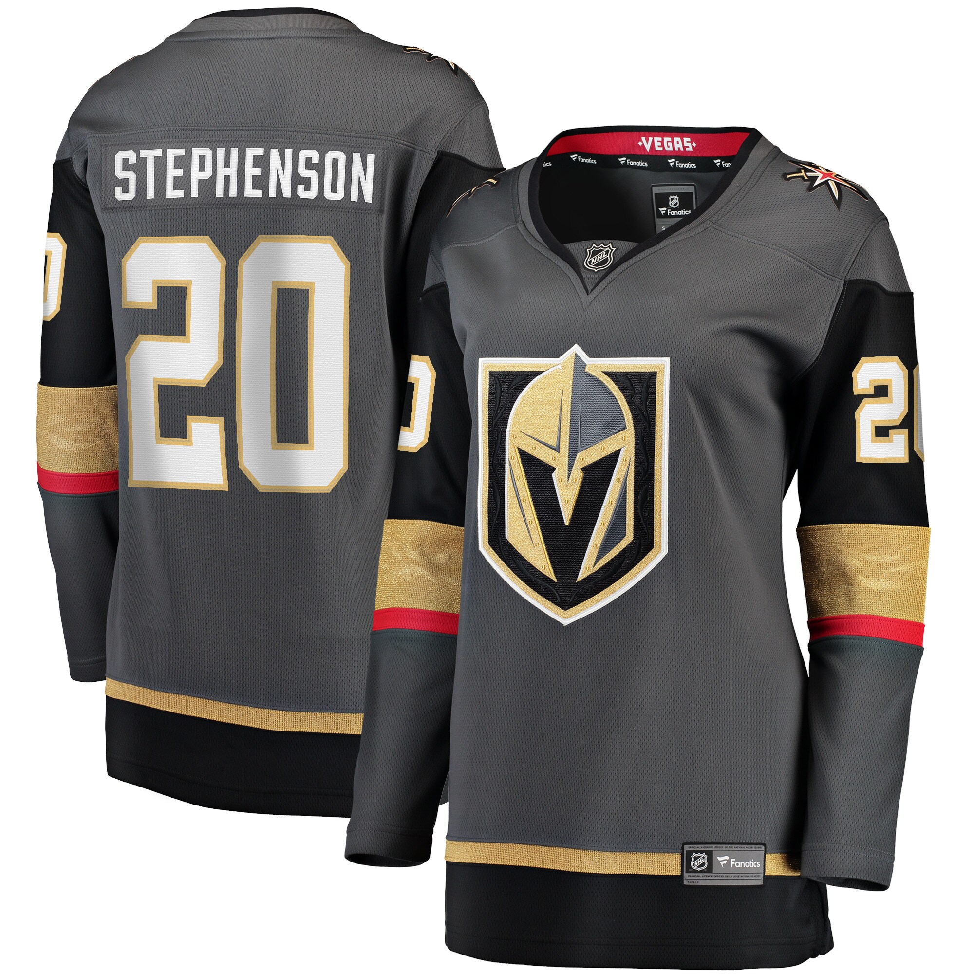 Chandler Stephenson Vegas Golden Knights Women's Home Breakaway Player Jersey - Gray