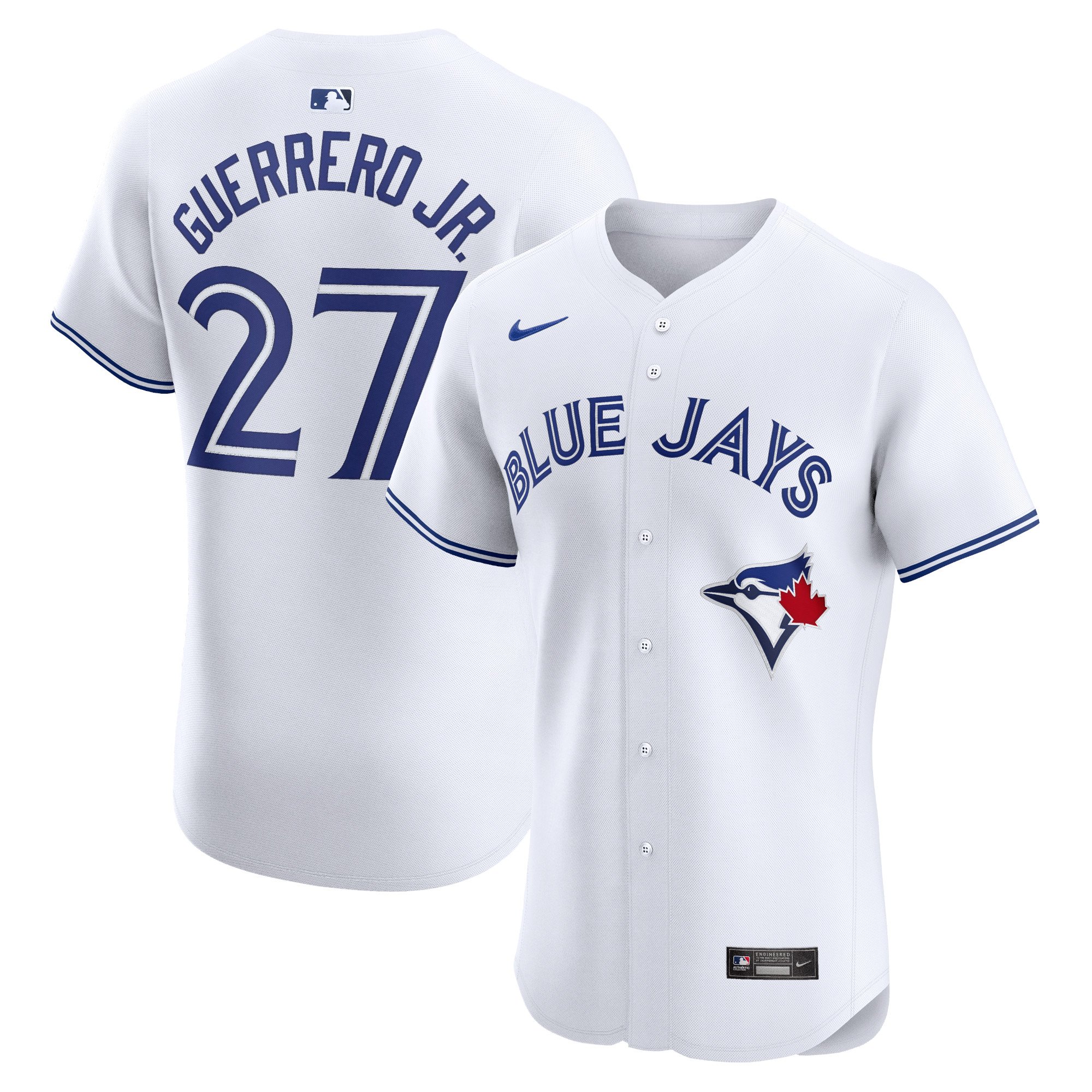 Men's Toronto Blue Jays Vladimir Guerrero Jr.  White Home Elite Player Jersey