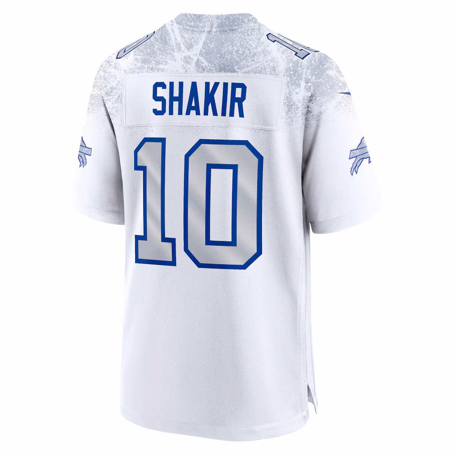 Khalil Shakir #10 Buffalo Bills 2025 Rivalries Collection Game Jersey - White