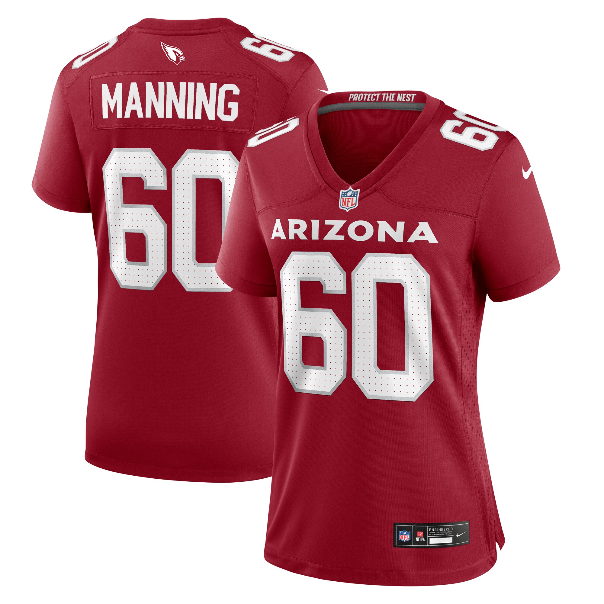 Ilm Manning Arizona Cardinals Women's Team Game Jersey -  Cardinal
