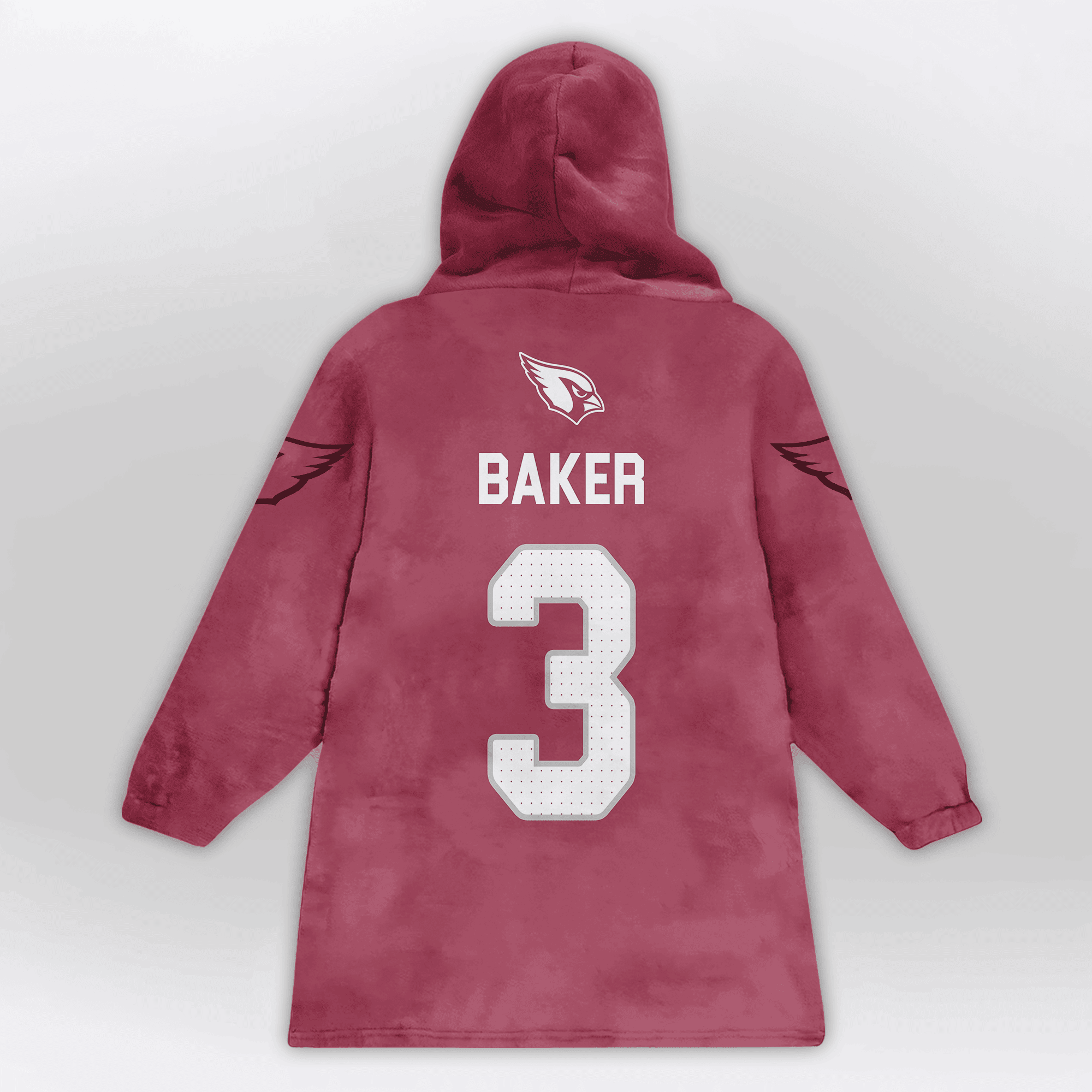 Kid 3 Arizona Football Unisex Blanket Hoodie
