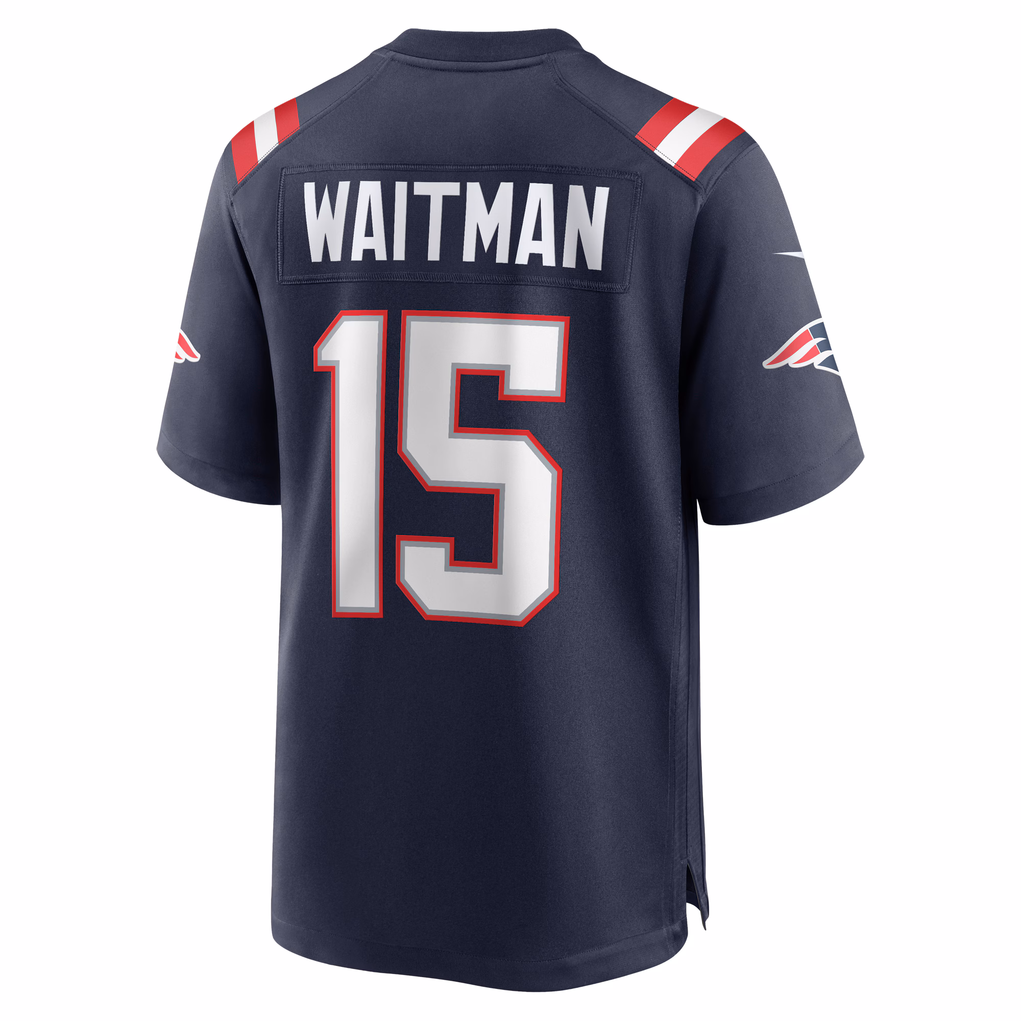 Corliss Waitman New England Patriots Game Jersey - Navy
