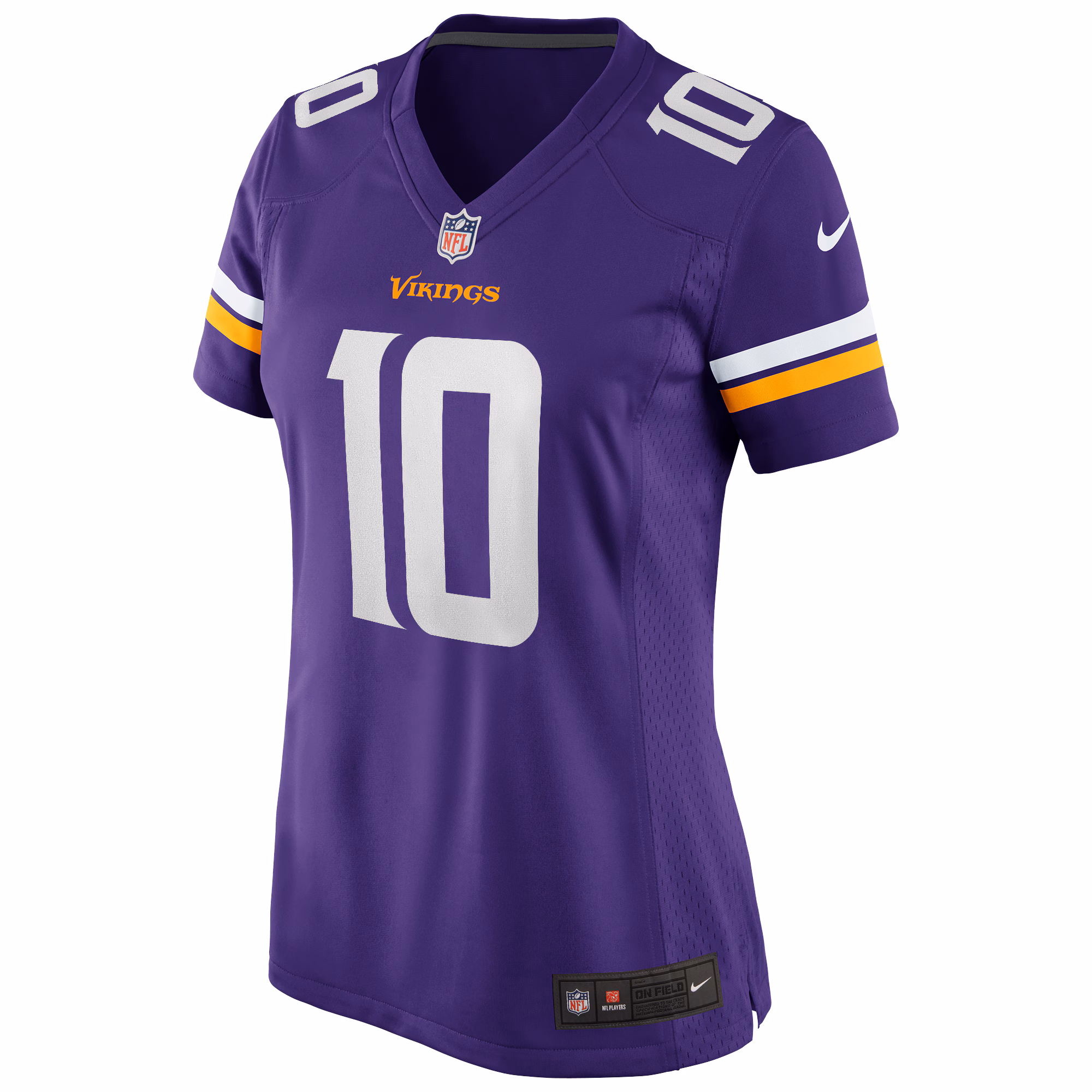 Fran Tarkenton Minnesota Vikings Women's Game Retired Player Jersey - Purple