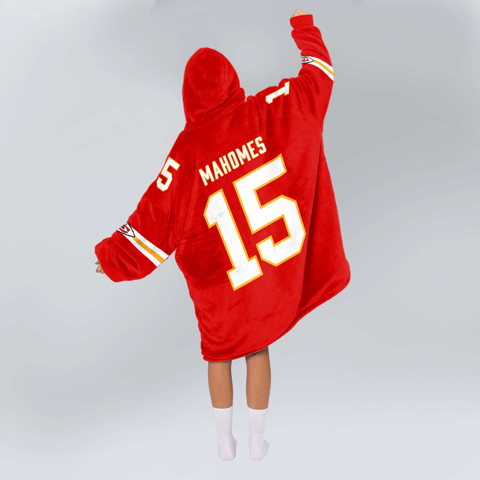 Adult PM 15 Kansas City Football Unisex Blanket Hoodie