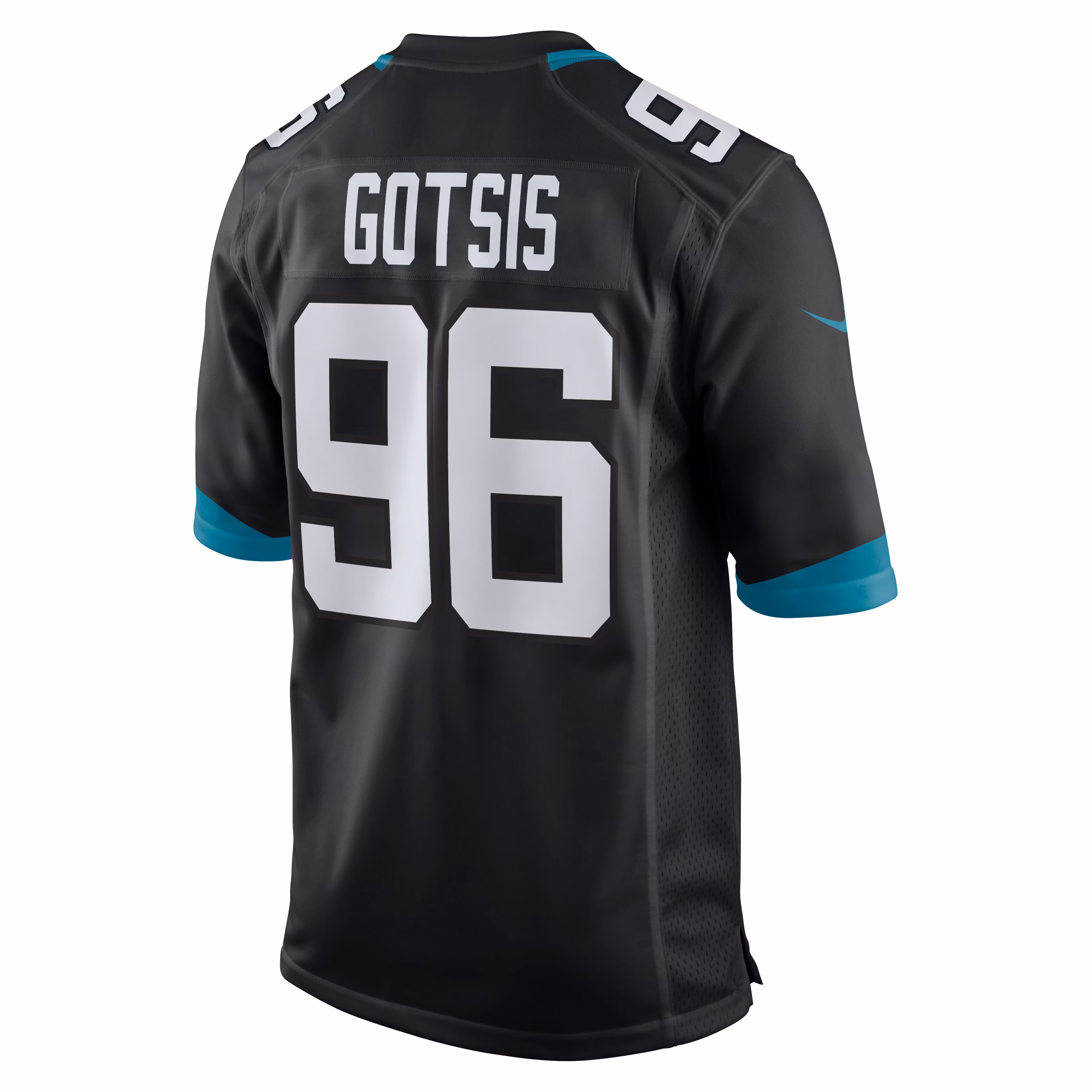 Adam Gotsis Jacksonville Jaguars Game Jersey - Teal