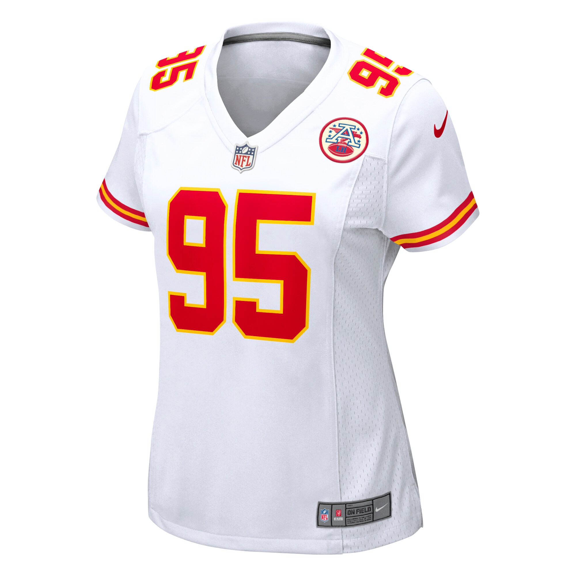 Chris Jones Kansas City Chiefs  Women's Game Jersey - White
