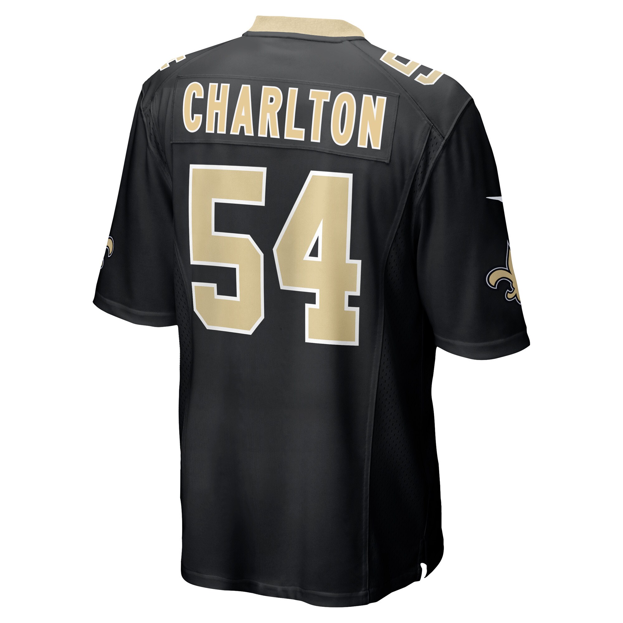 Taco Charlton New Orleans Saints Game Player Jersey - Black