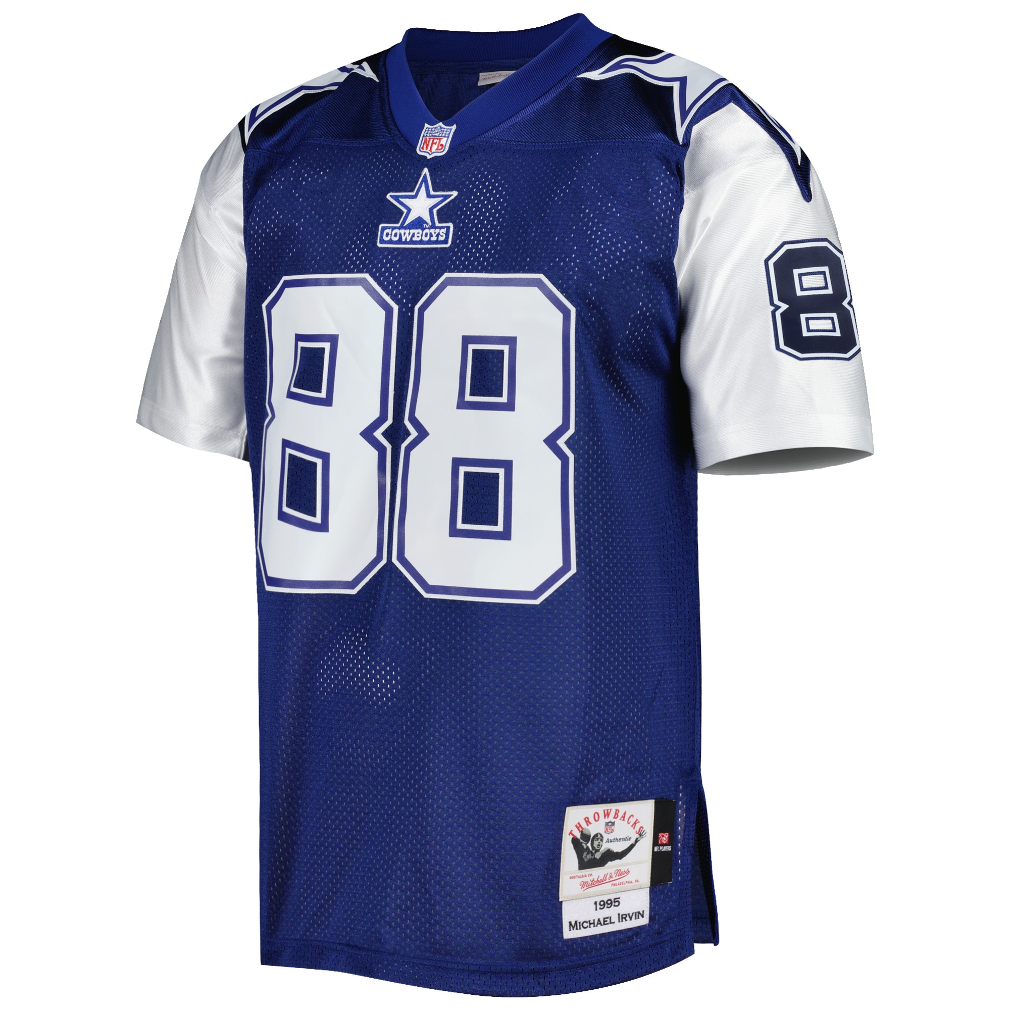 Michael Irvin Dallas Cowboys  1995 Authentic Retired Player Jersey - Navy/White