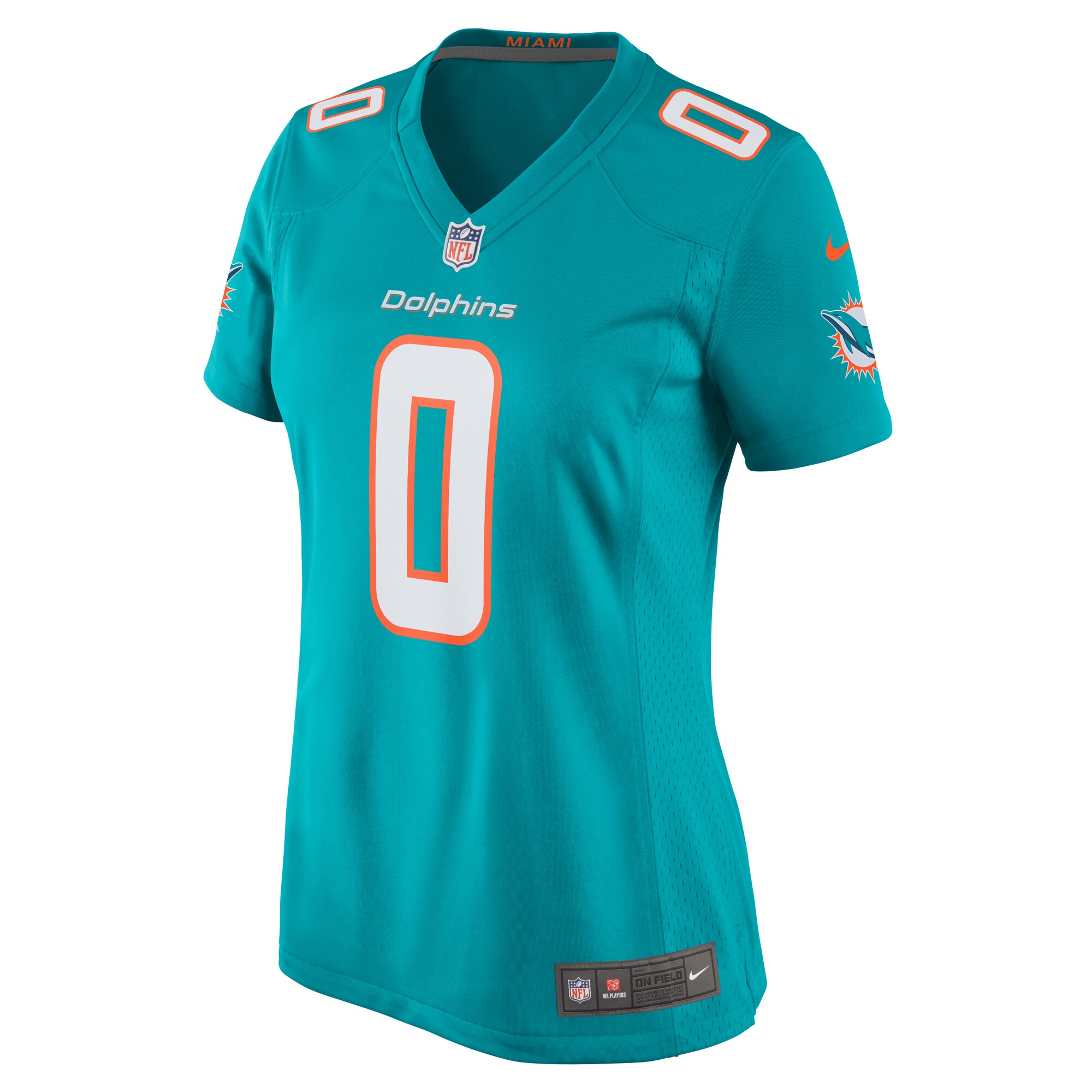 Braxton Berrios Miami Dolphins Women's Game Jersey - Aqua
