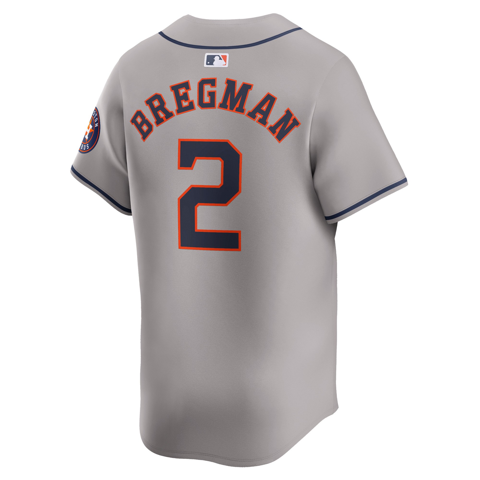 Men's Houston Astros Alex Bregman  Gray Away Limited Player Jersey