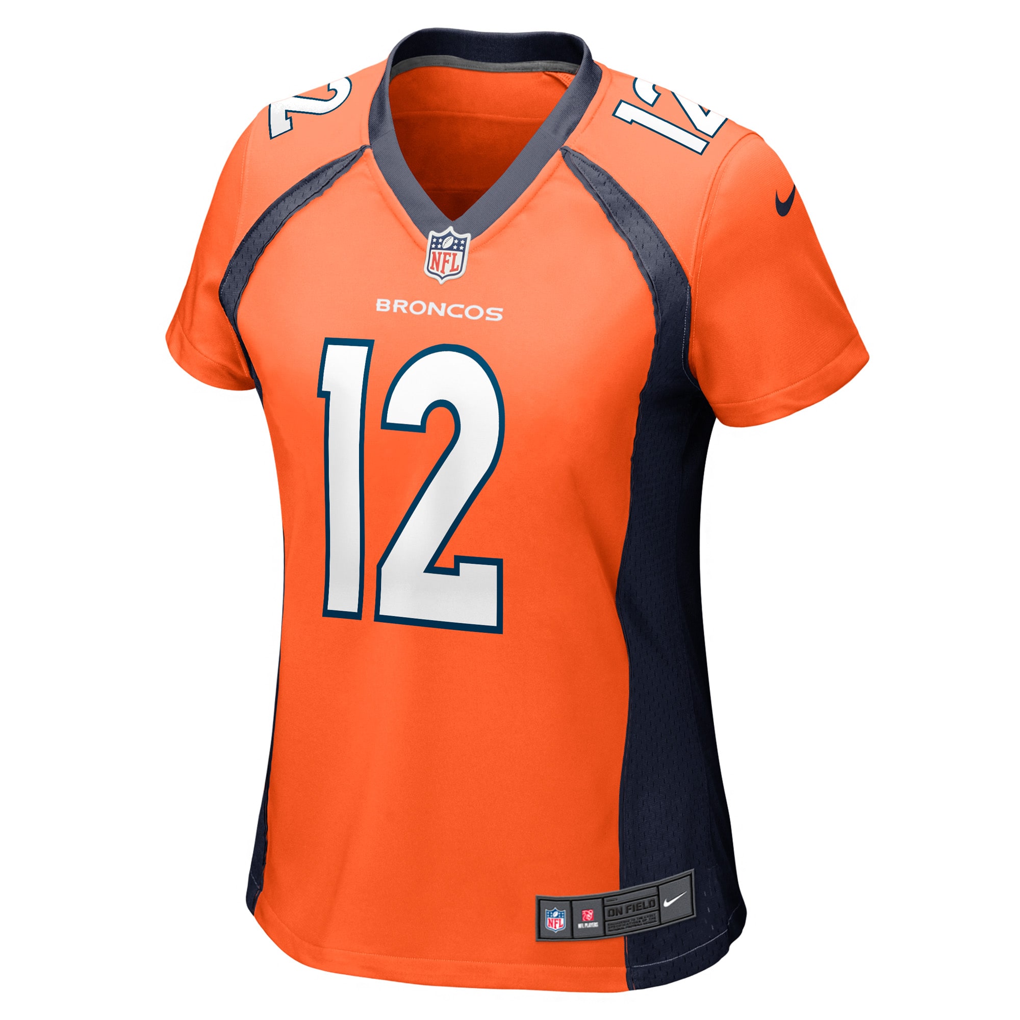 Montrell Washington Denver Broncos  Women's Game Player Jersey - Orange