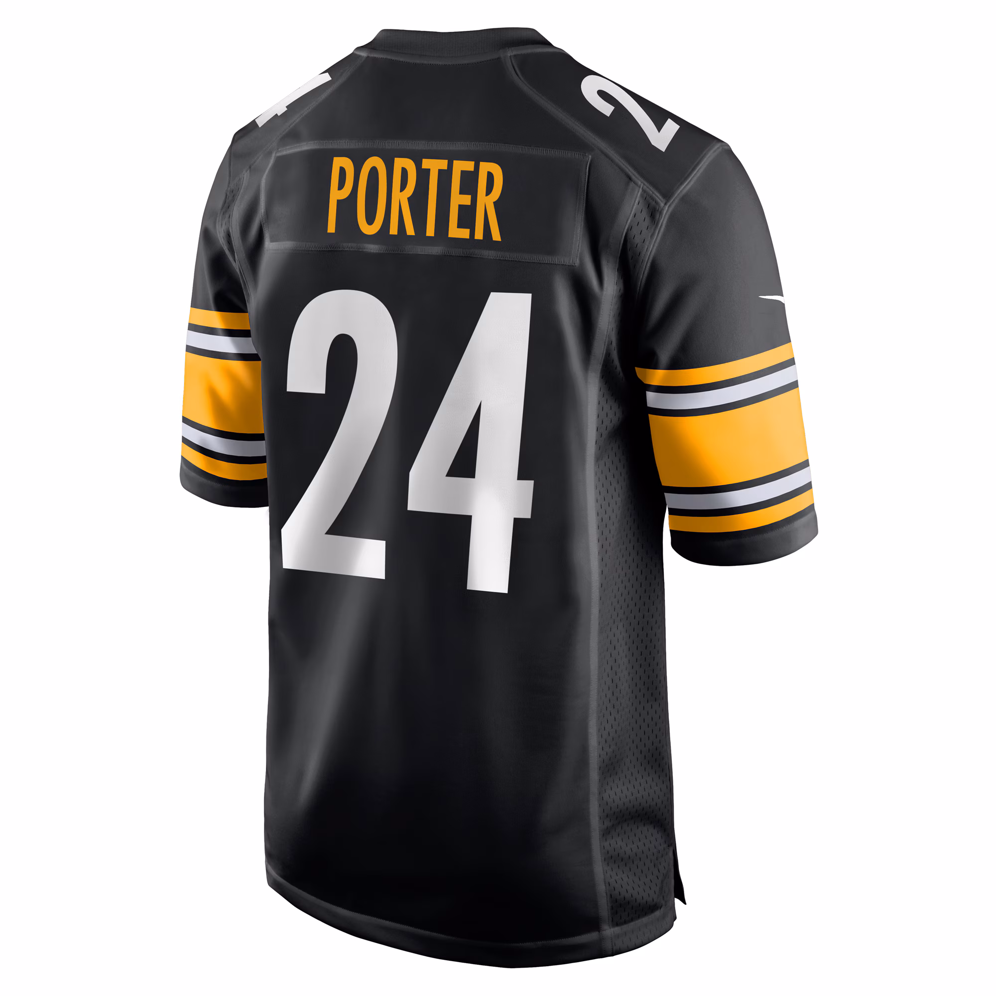 Joey Porter Jr. Pittsburgh Steelers 2023 NFL Draft Pick Game Jersey - Black