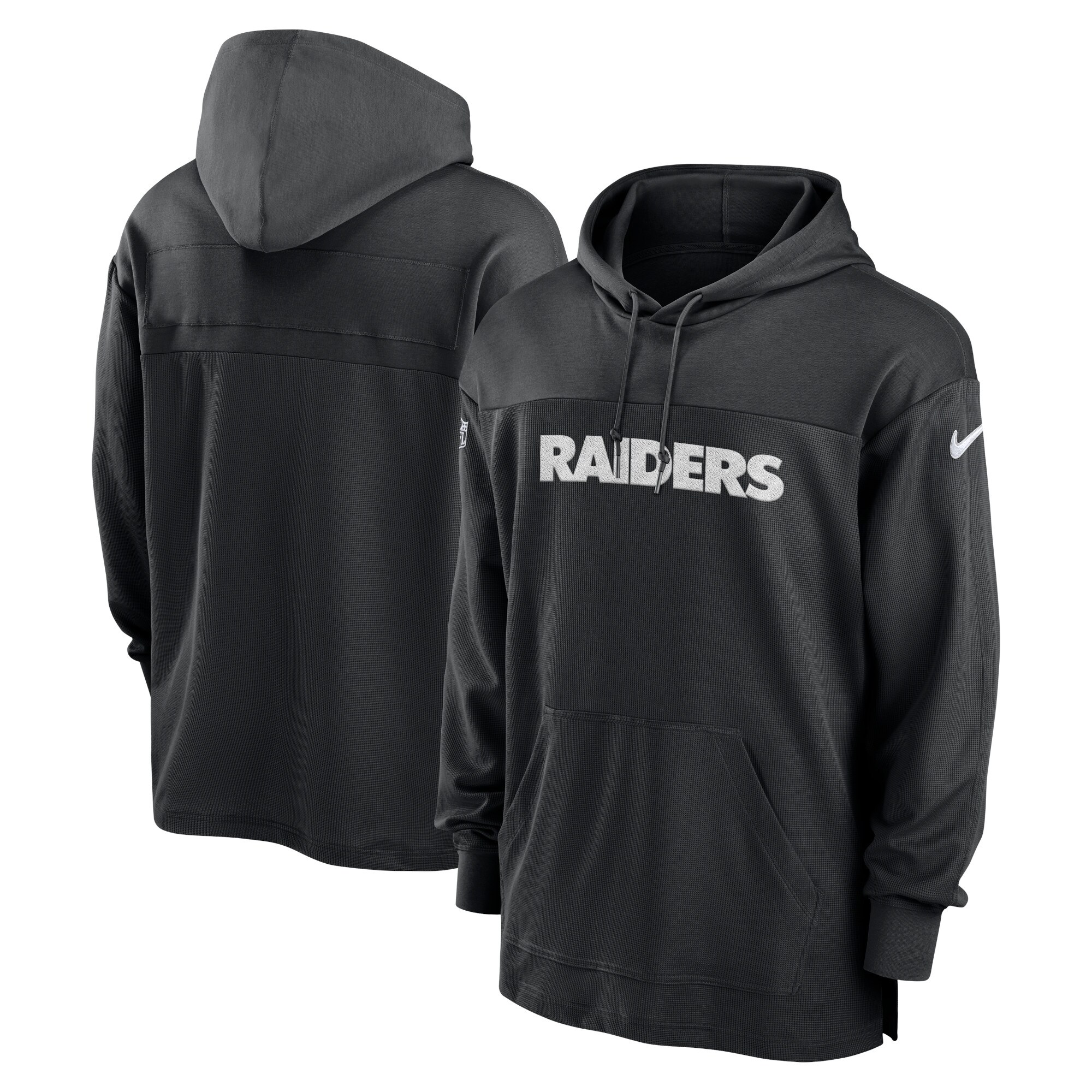 Las Vegas Raiders  2023 Sideline Lightweight Performance Hooded Top - Black