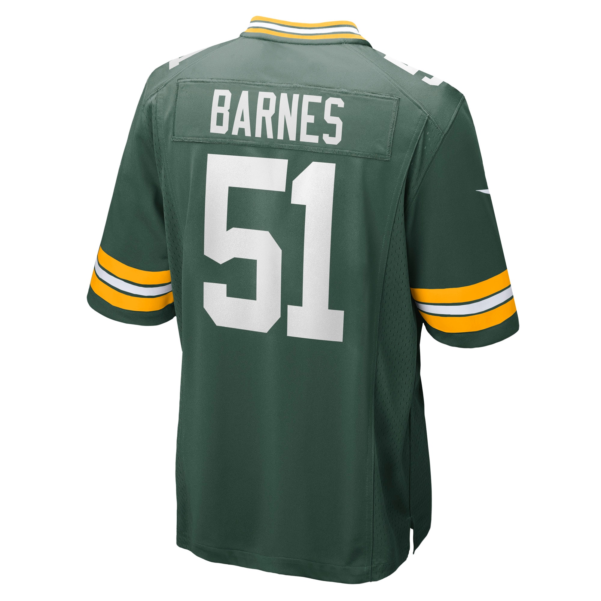 Krys Barnes Green Bay Packers  Game Player Jersey - Green
