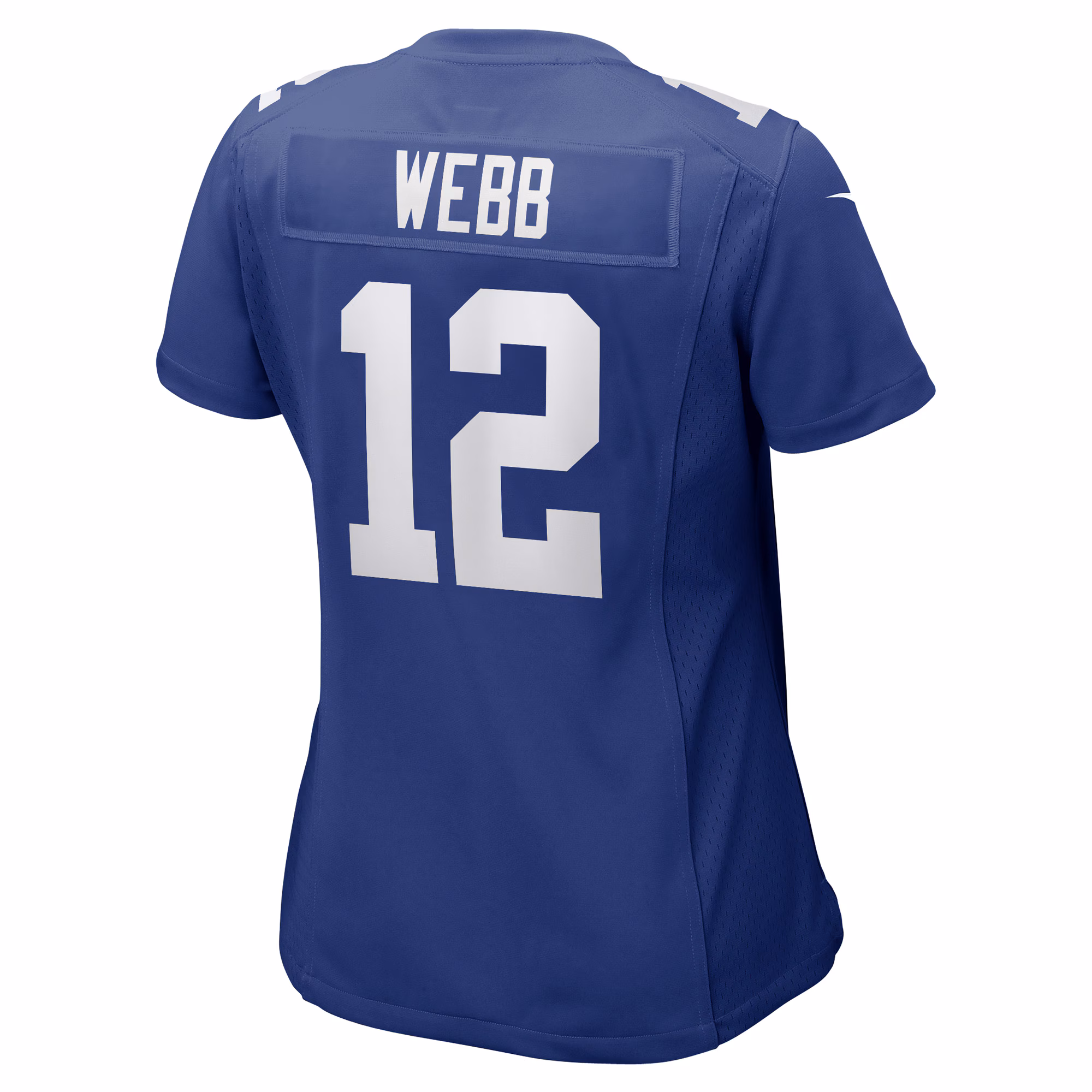 Davis Webb New York Giants Women's Game Player Jersey - Royal